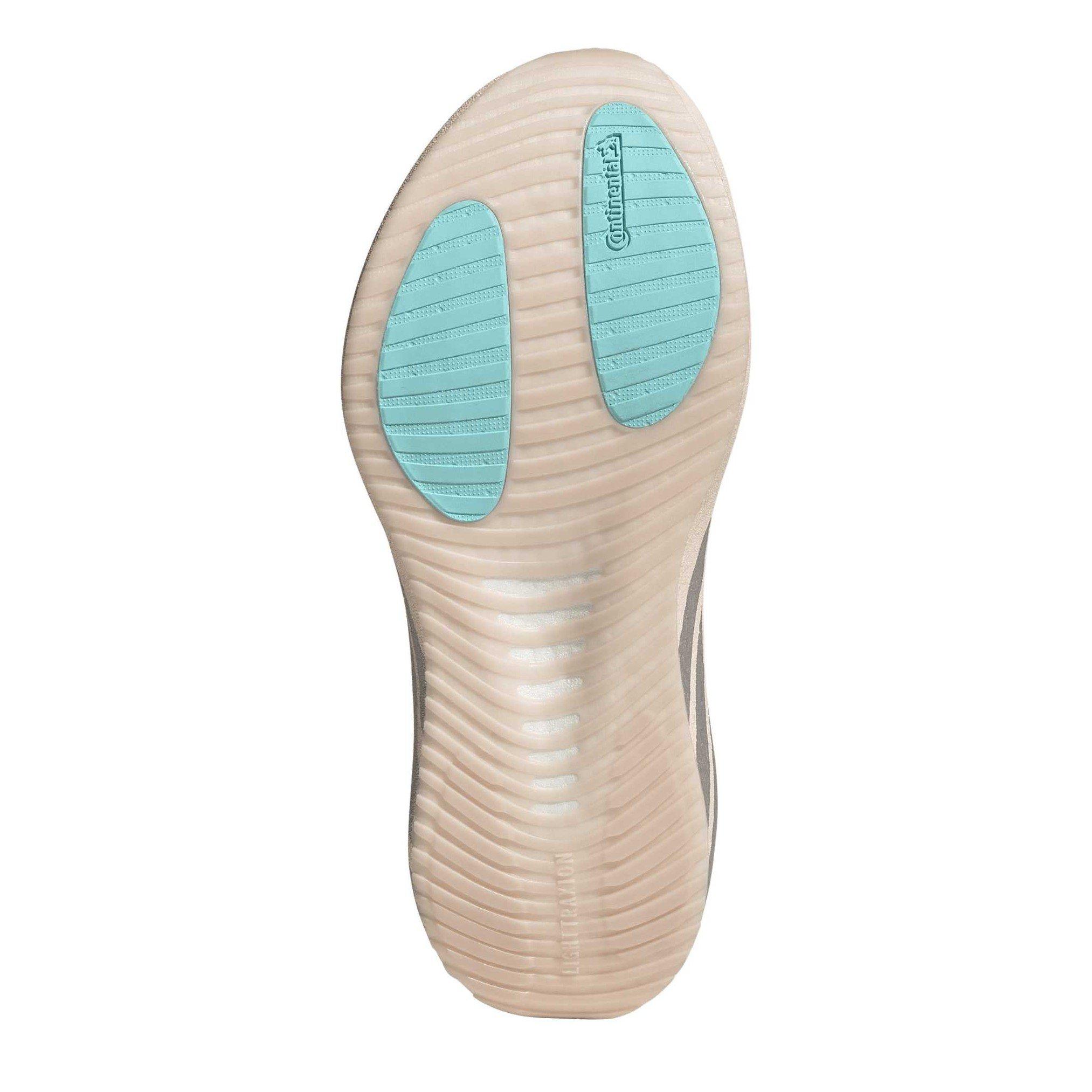 Pink/Taupe/Aqua - adidas - Hyperboost Run Womens Running Shoes - 6