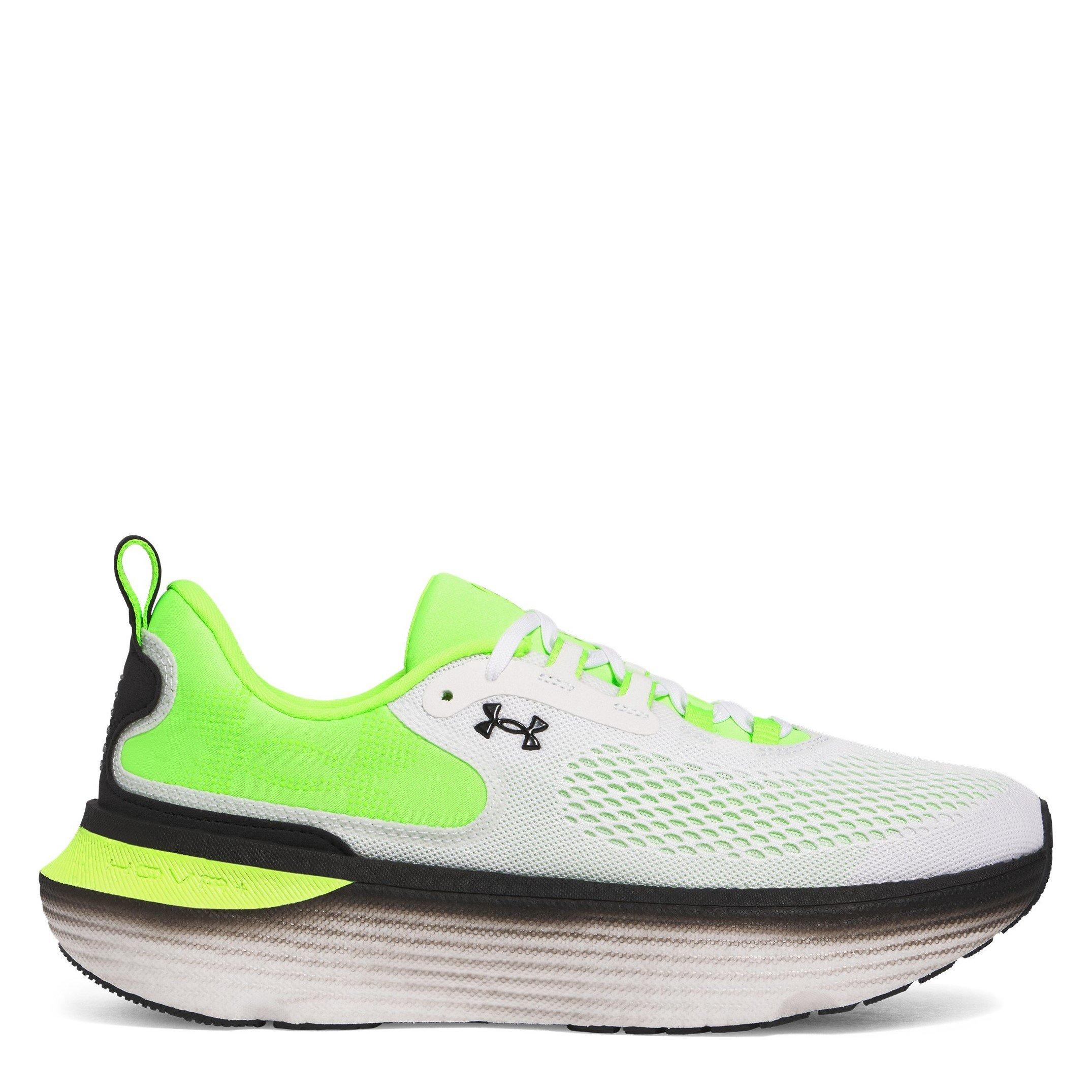 White/Green/Blk - Under Armour - Infinite Elite 2 Mens Running Shoes - 1