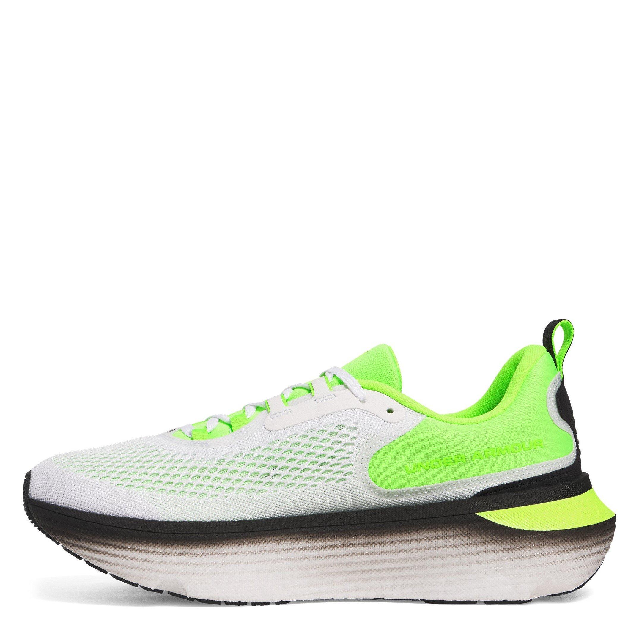 White/Green/Blk - Under Armour - Infinite Elite 2 Mens Running Shoes - 2
