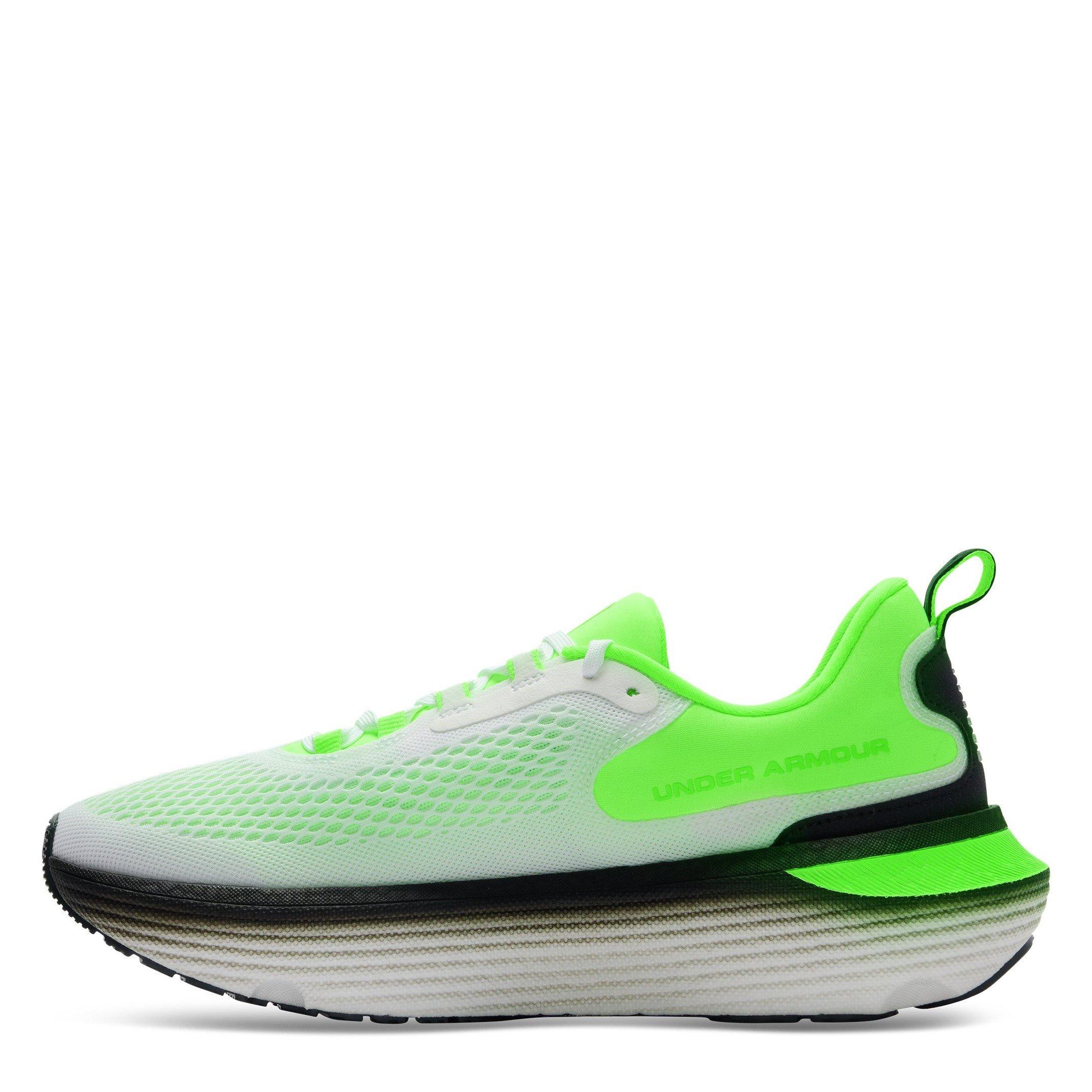 White/Green/Blk - Under Armour - Infinite Elite 2 Mens Running Shoes - 7