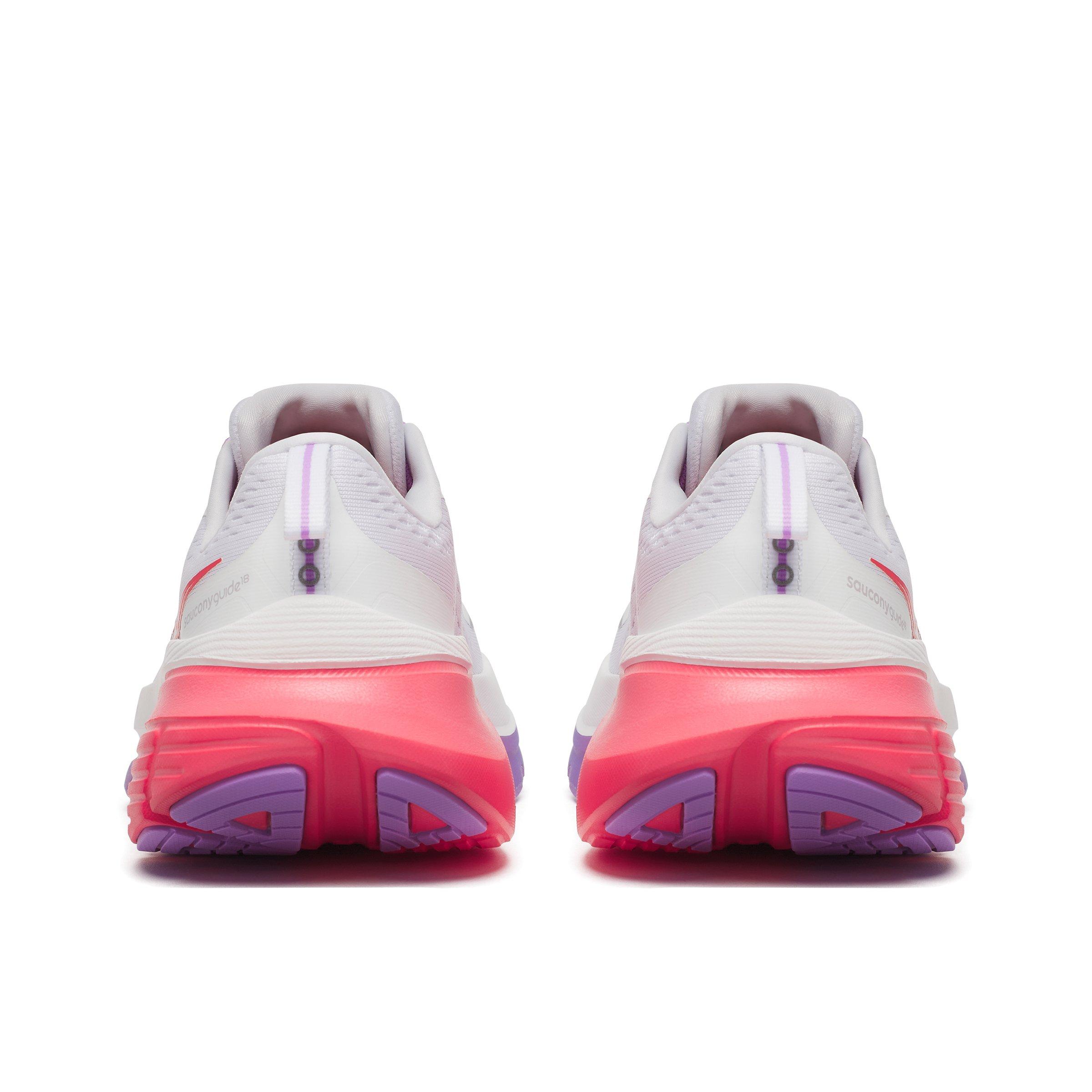 Black/White - Saucony - Ride 18 Everyday Neutral Road Running Shoes - 4