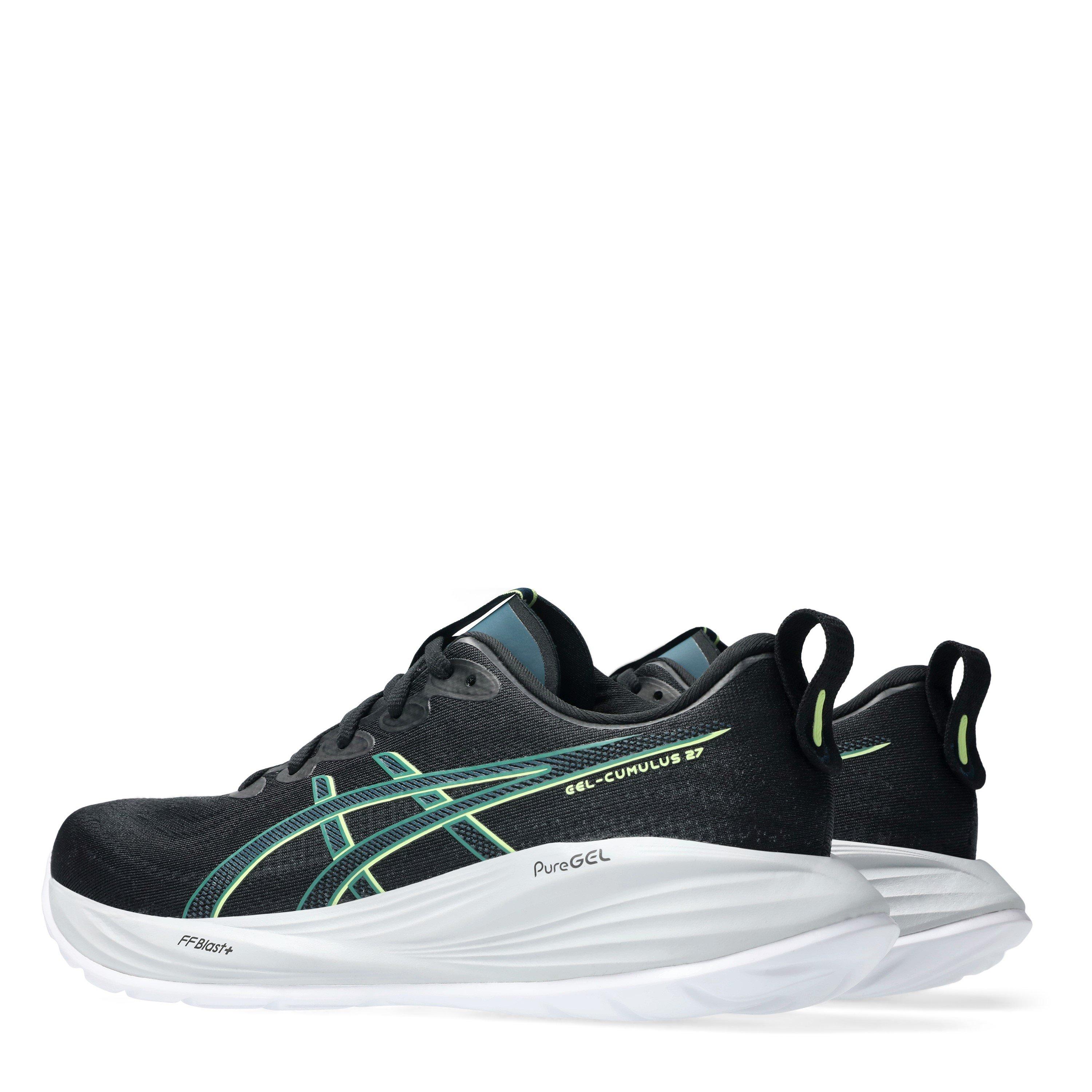 BLACK/YELLOW - Asics - Gel-Cumulus 27 Mens Running Shoes - 5