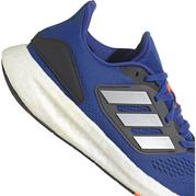 R.Blue/Silv/Blk - adidas - Pureboost 22 Mens Running Shoes - 7
