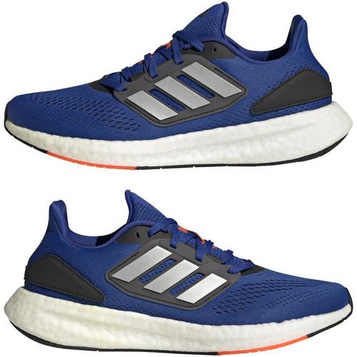 R.Blue/Silv/Blk - adidas - Pureboost 22 Mens Running Shoes - 9