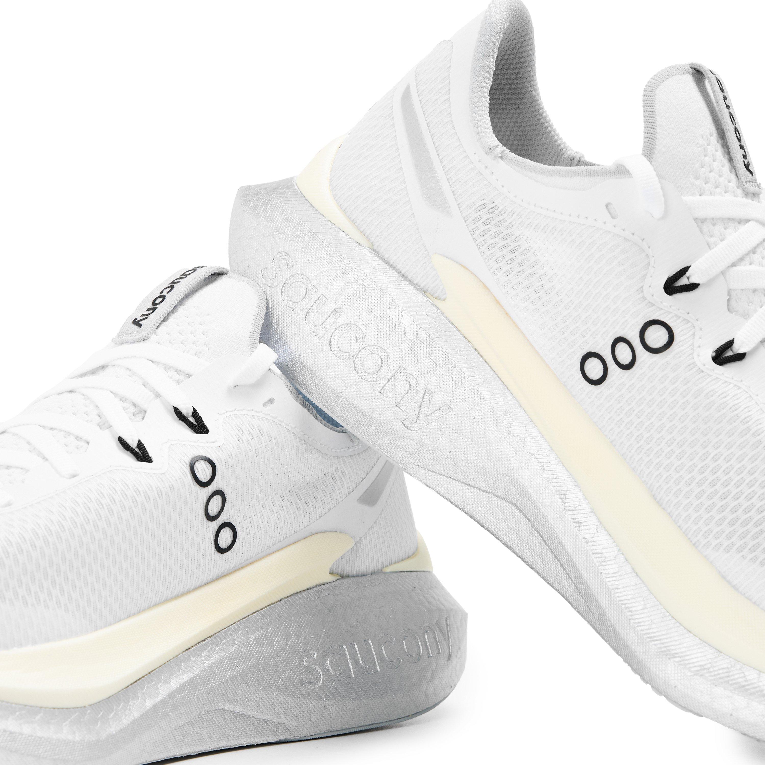 White/Black - Saucony - Men's Running Shoes - 4