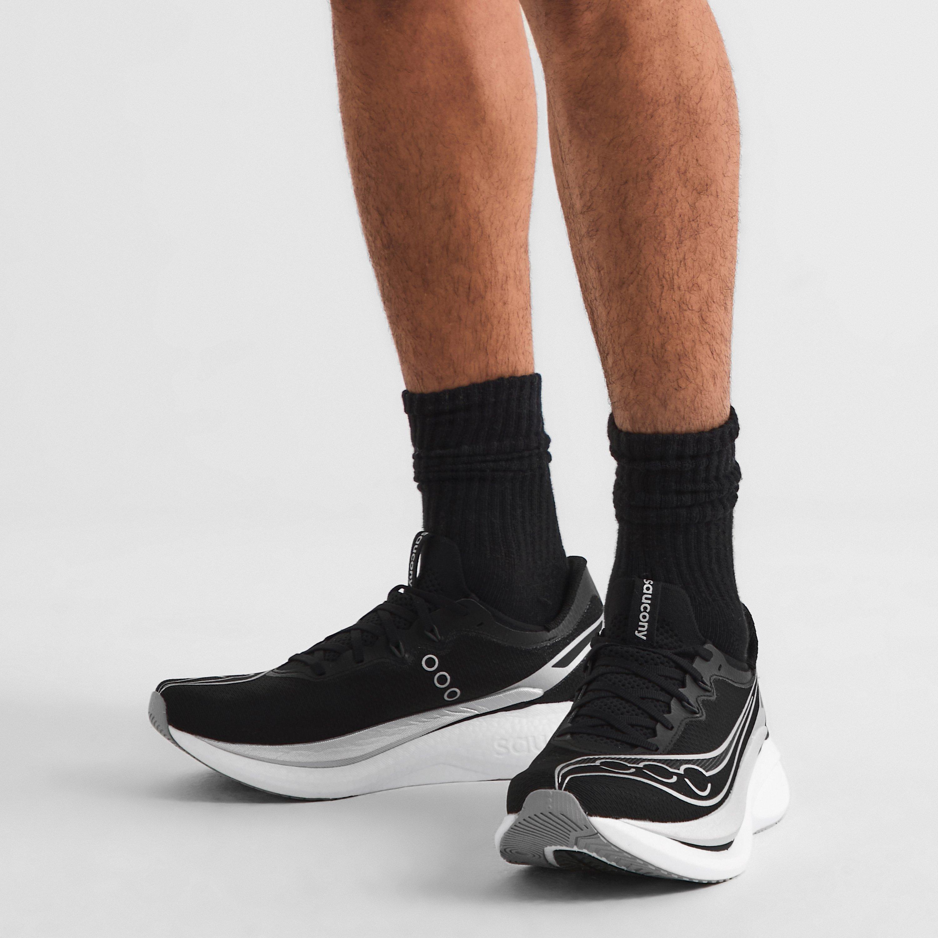 Black/Silver - Saucony - Men's Running Shoes - 3