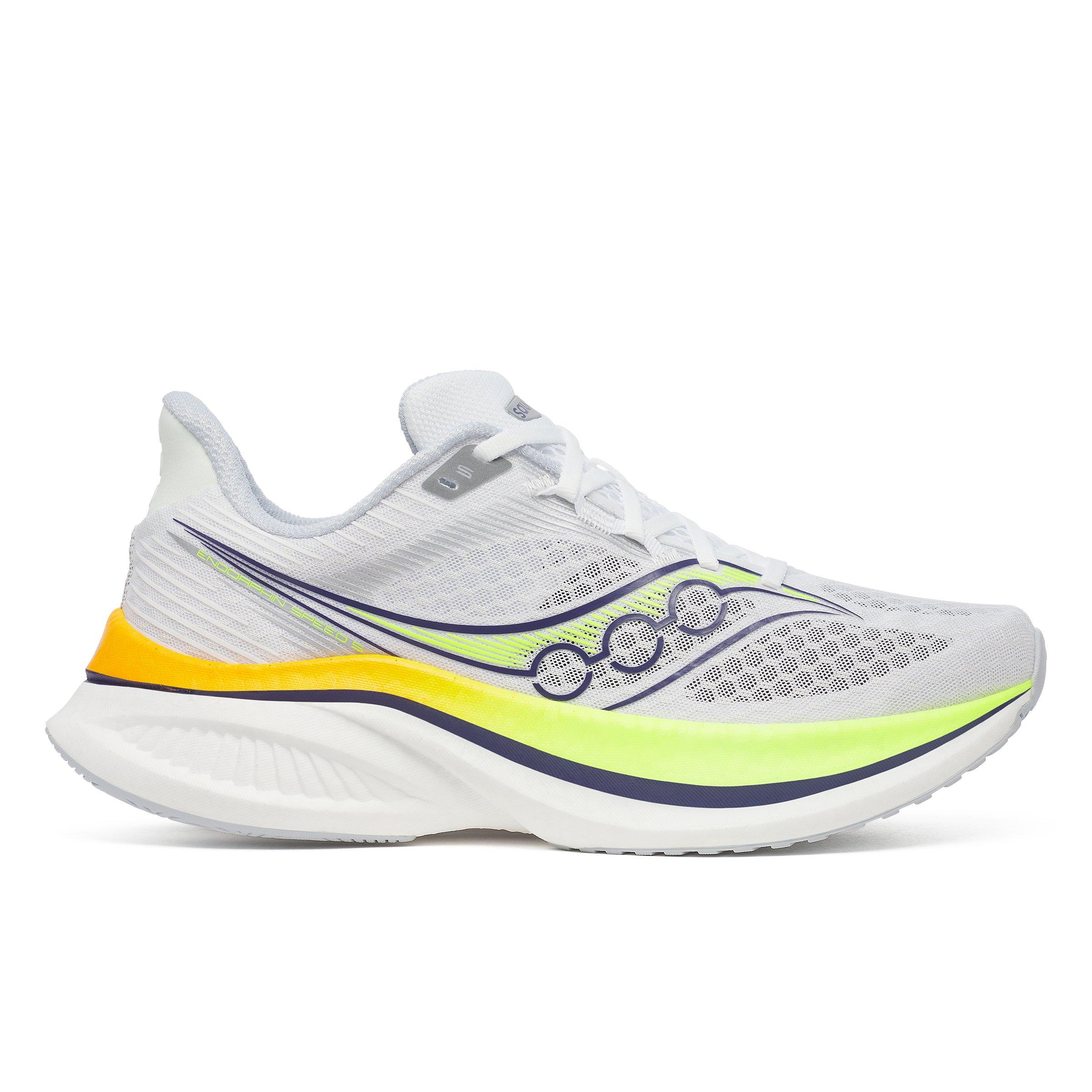 Saucony Men's Endorphin Speed 5 () - White/Citron - 7 (41)