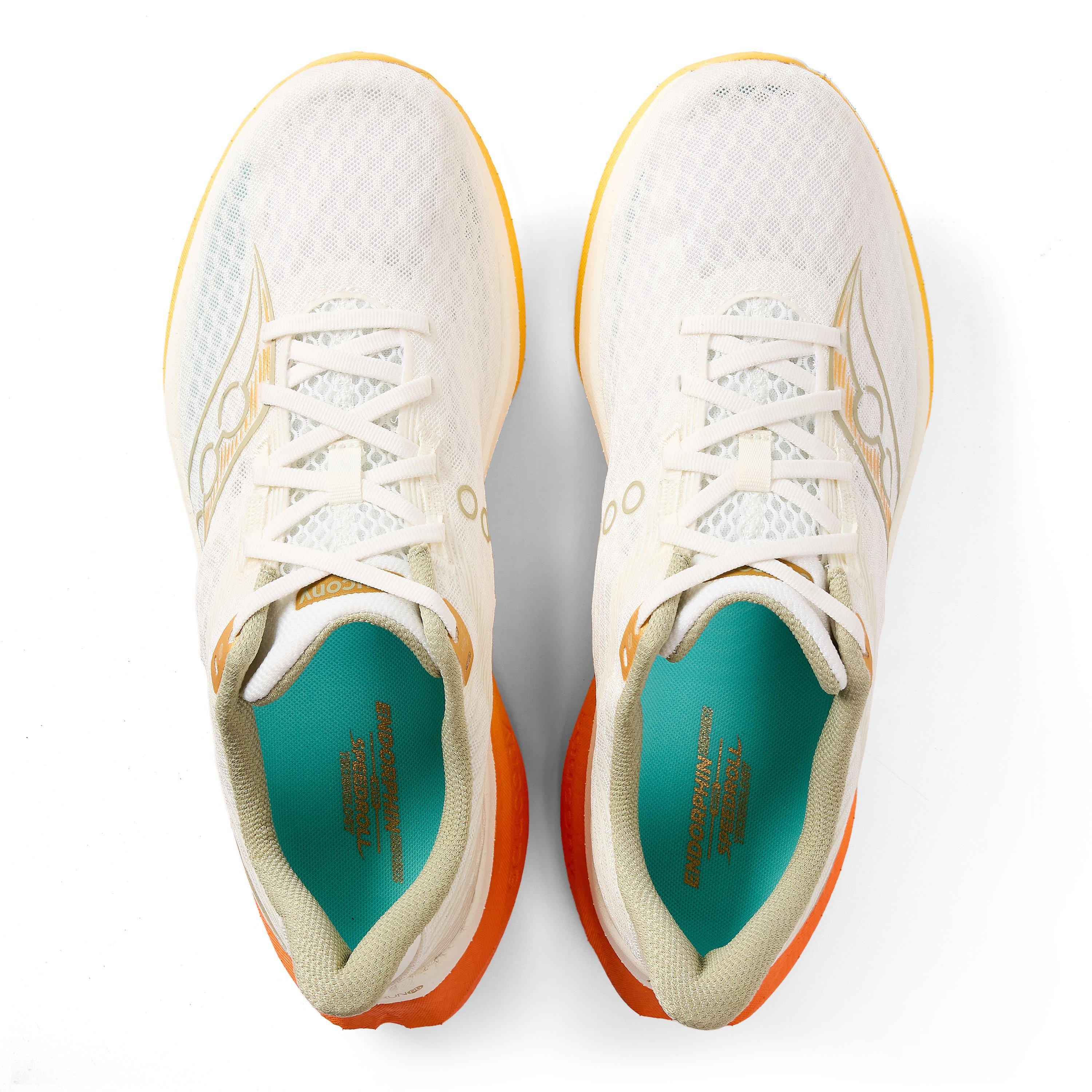 Ivory/Fire - Saucony - Endorphin Speed 5 (Mens) - 4