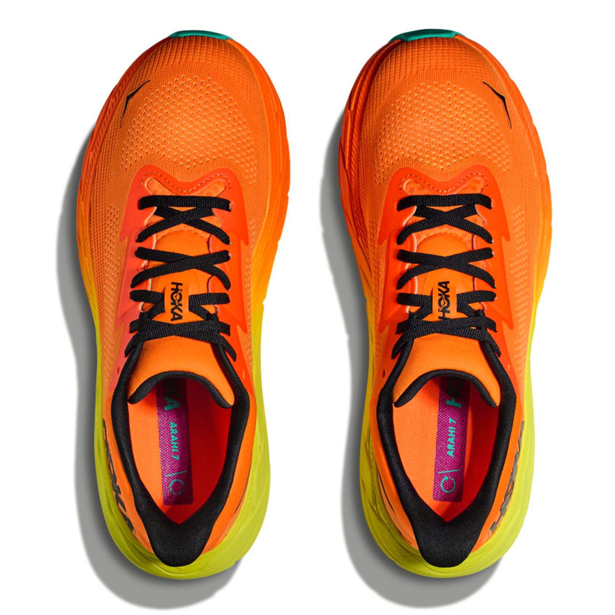 ELECTANGE/BLACK - Hoka - Arahi 7 Mens Running Shoes - 3