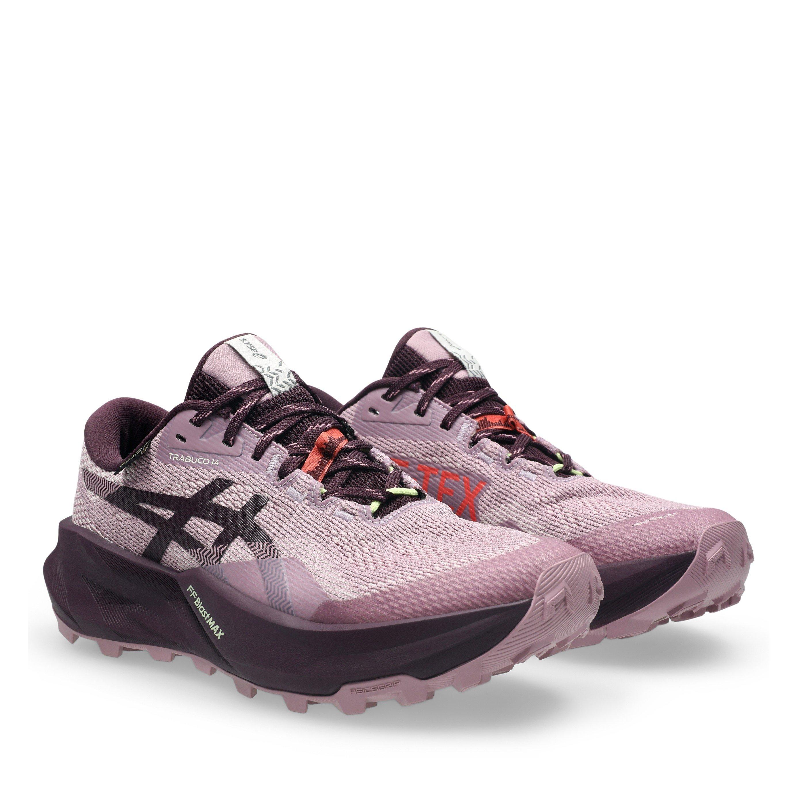 Taro Purple - Asics - Trabuco 14 Gtx Trail Running Shoes Womens - 4