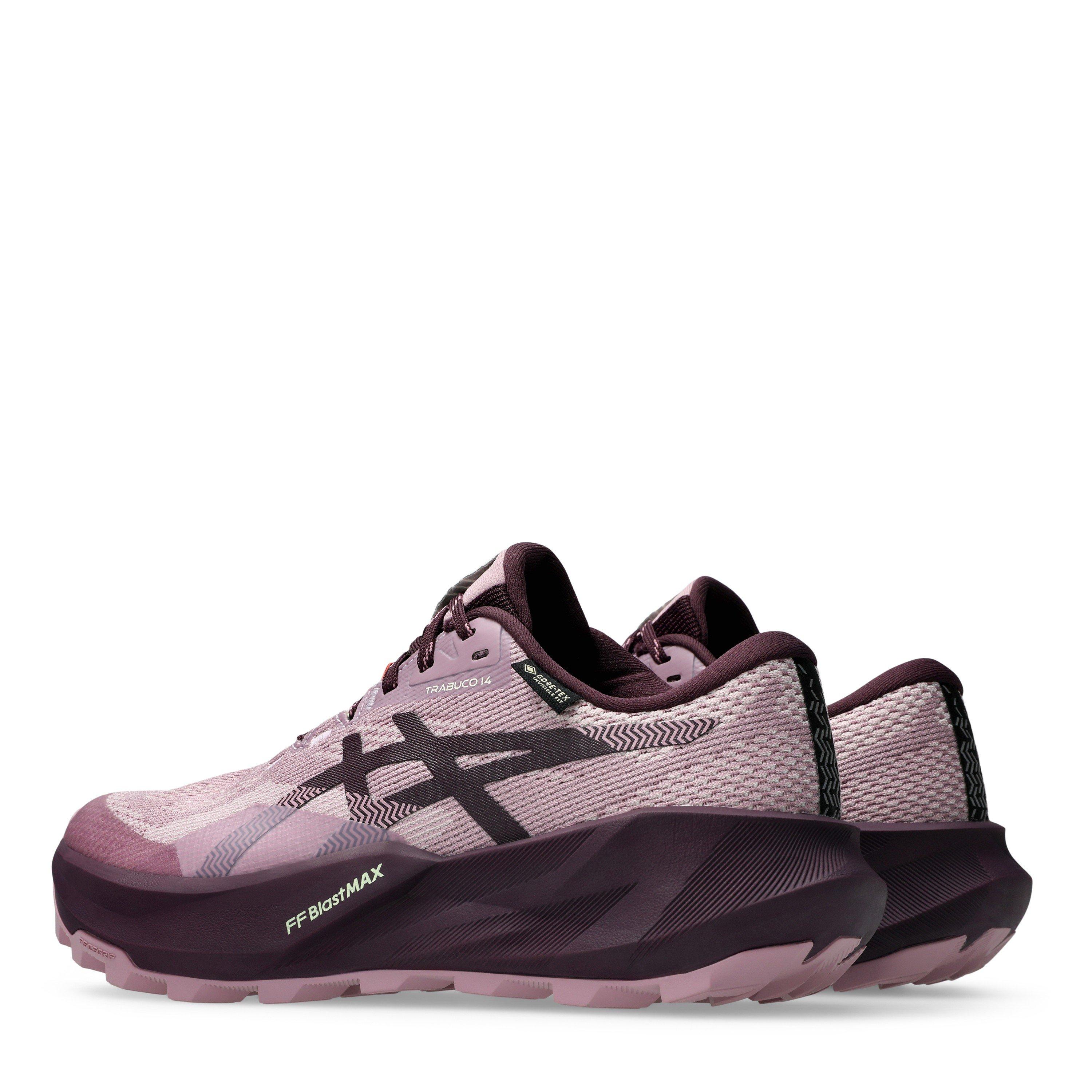 Taro Purple - Asics - Trabuco 14 Gtx Trail Running Shoes Womens - 5