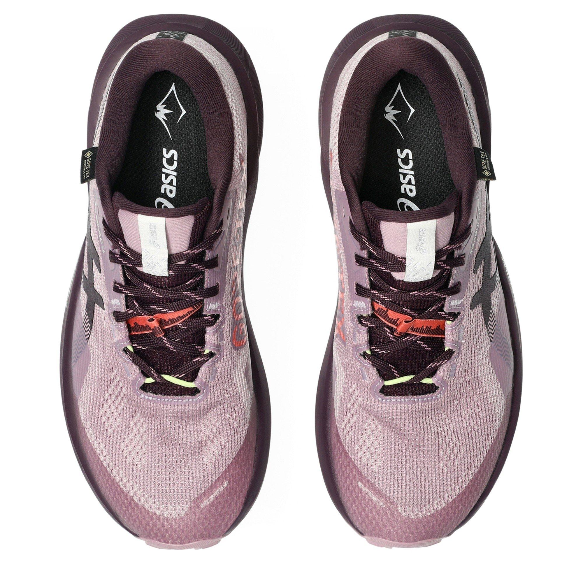 Taro Purple - Asics - Trabuco 14 Gtx Trail Running Shoes Womens - 6