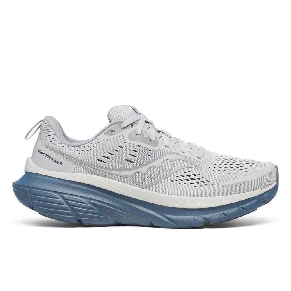 Saucony Men's Guide 18 Running Shoes - Fossil/Dusk - 7 (41)