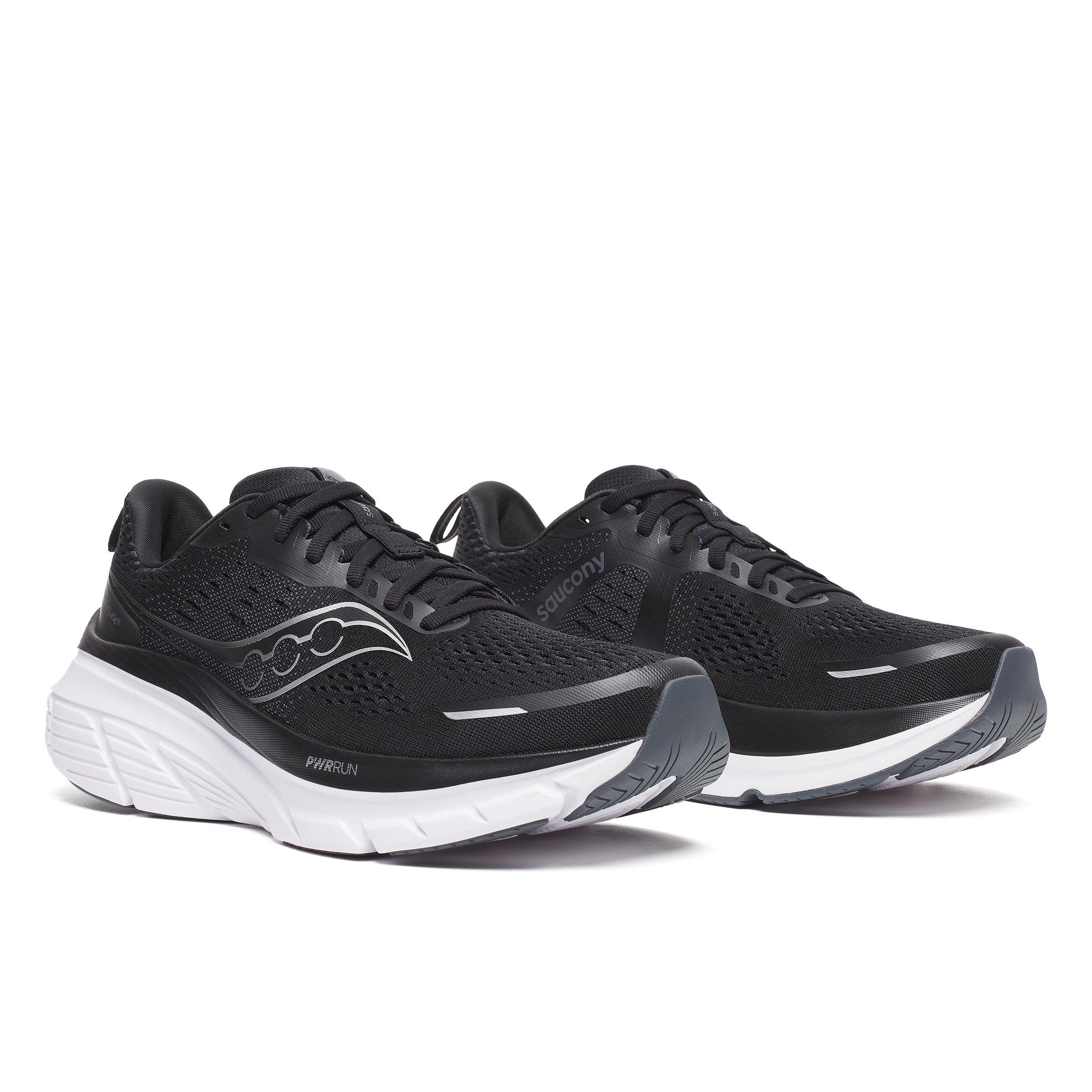 Preto/Branco - Saucony - Guide 18 Running Shoes Mens - 2