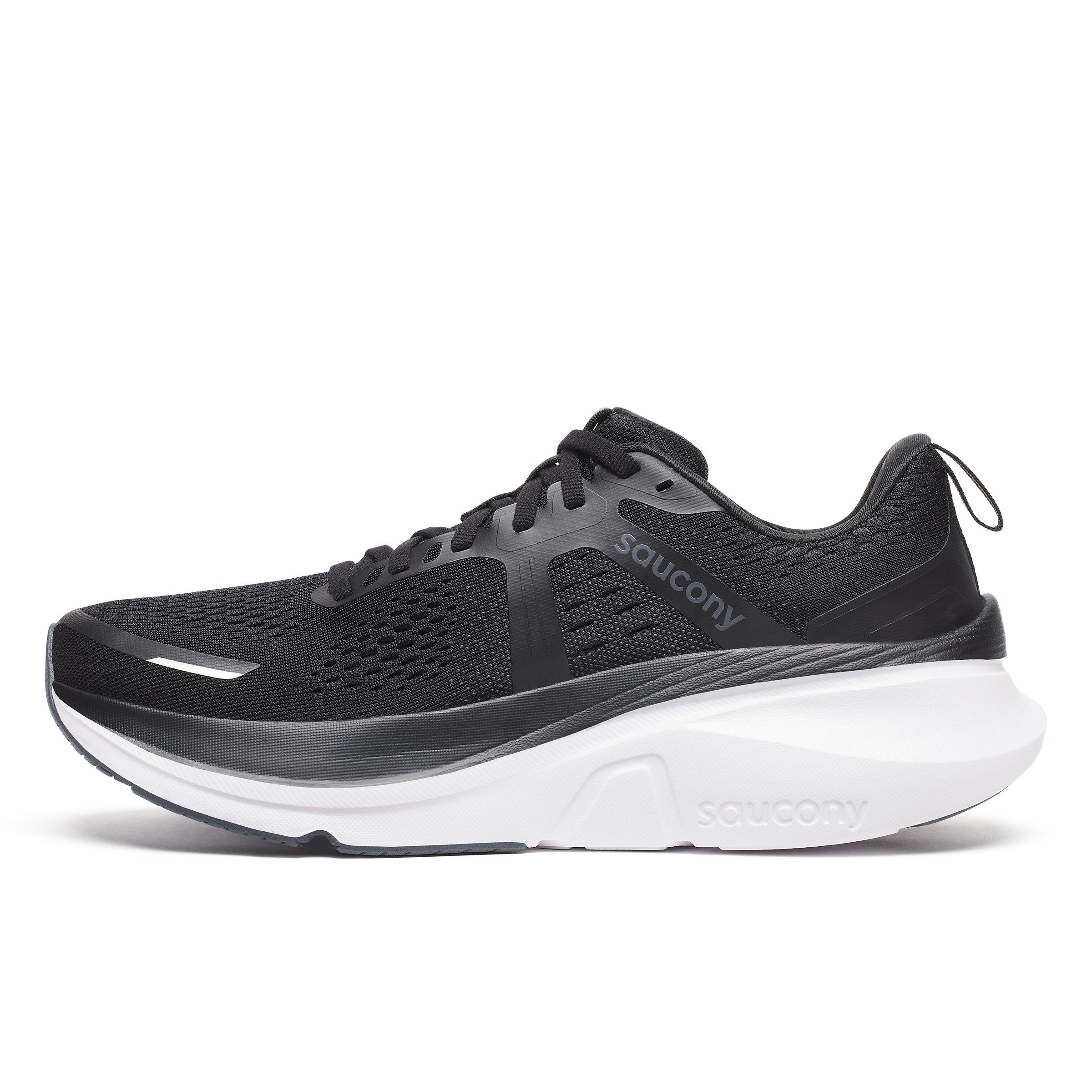 Preto/Branco - Saucony - Guide 18 Running Shoes Mens - 3
