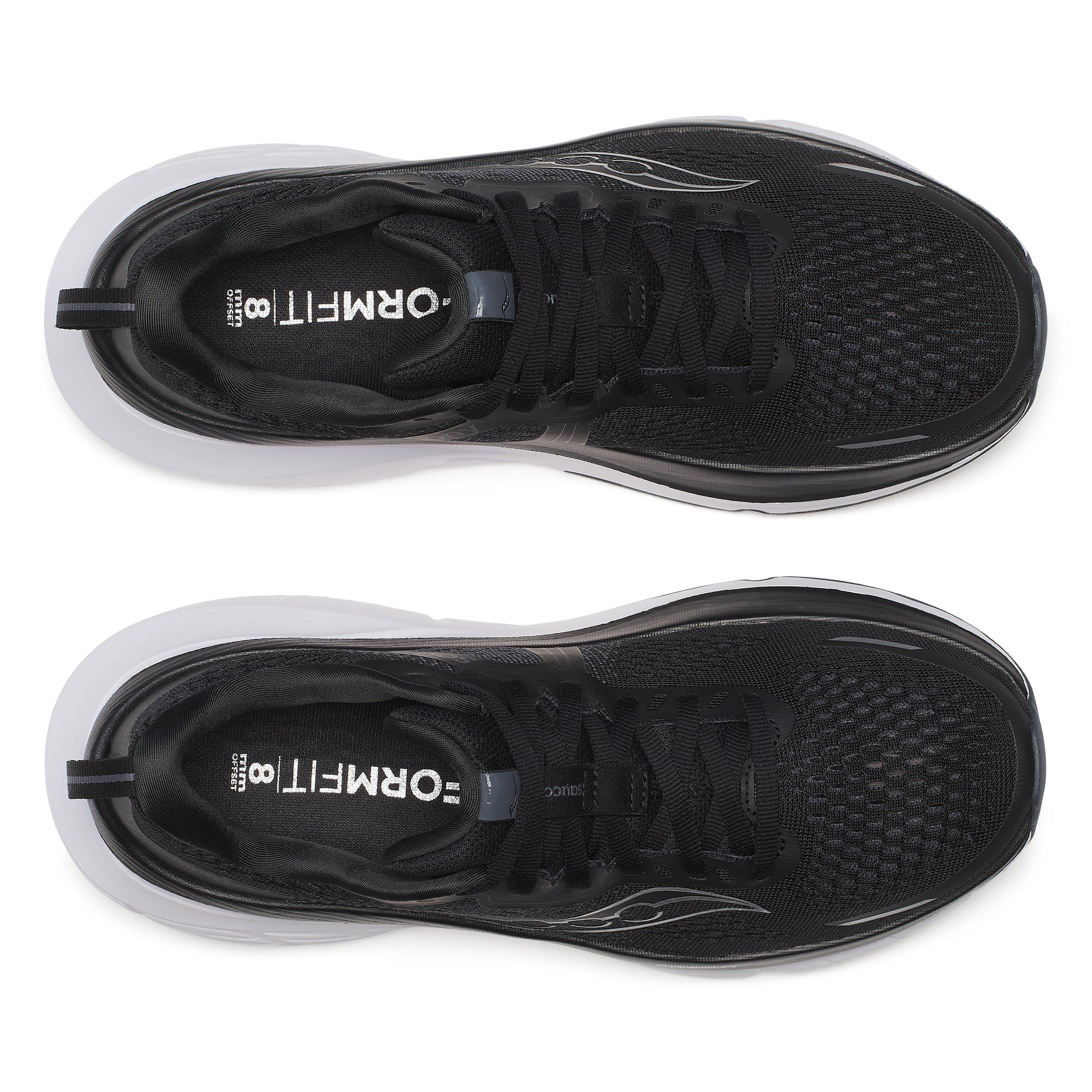 Nero/Bianco - Saucony - Guide 18 Running Shoes Womens - 5