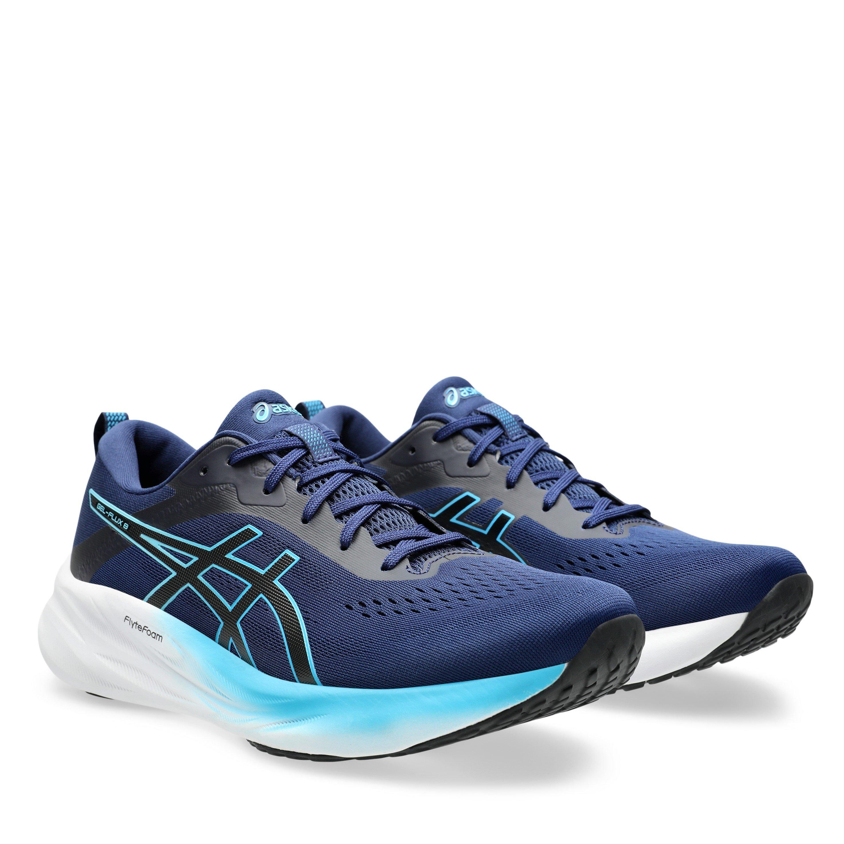 BLUE EXPAN/AQUA - Asics - Gel Flux 8 Mens Running Shoes - 4