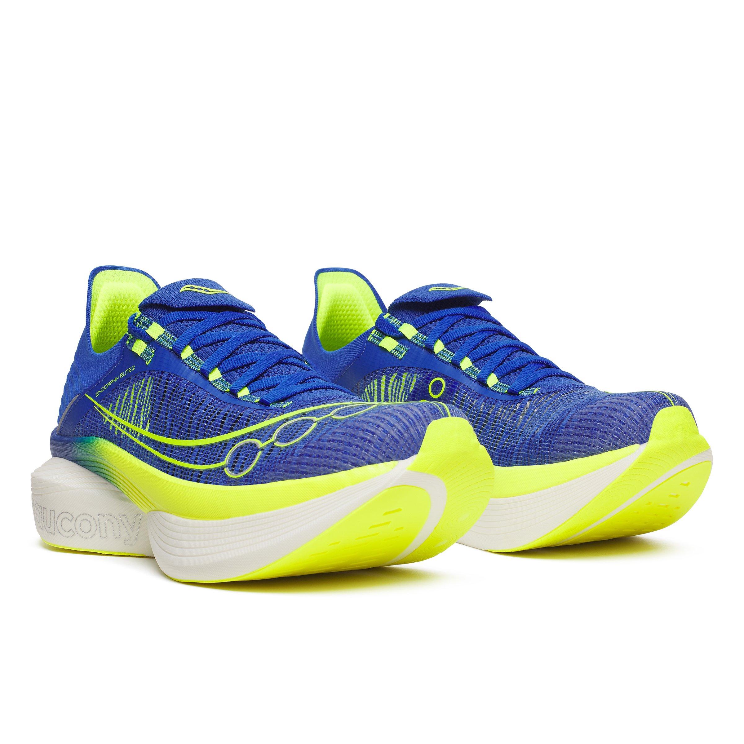 Lapis/Citron - Saucony - Endorphin Elite 2 Running Shoes Mens - 2