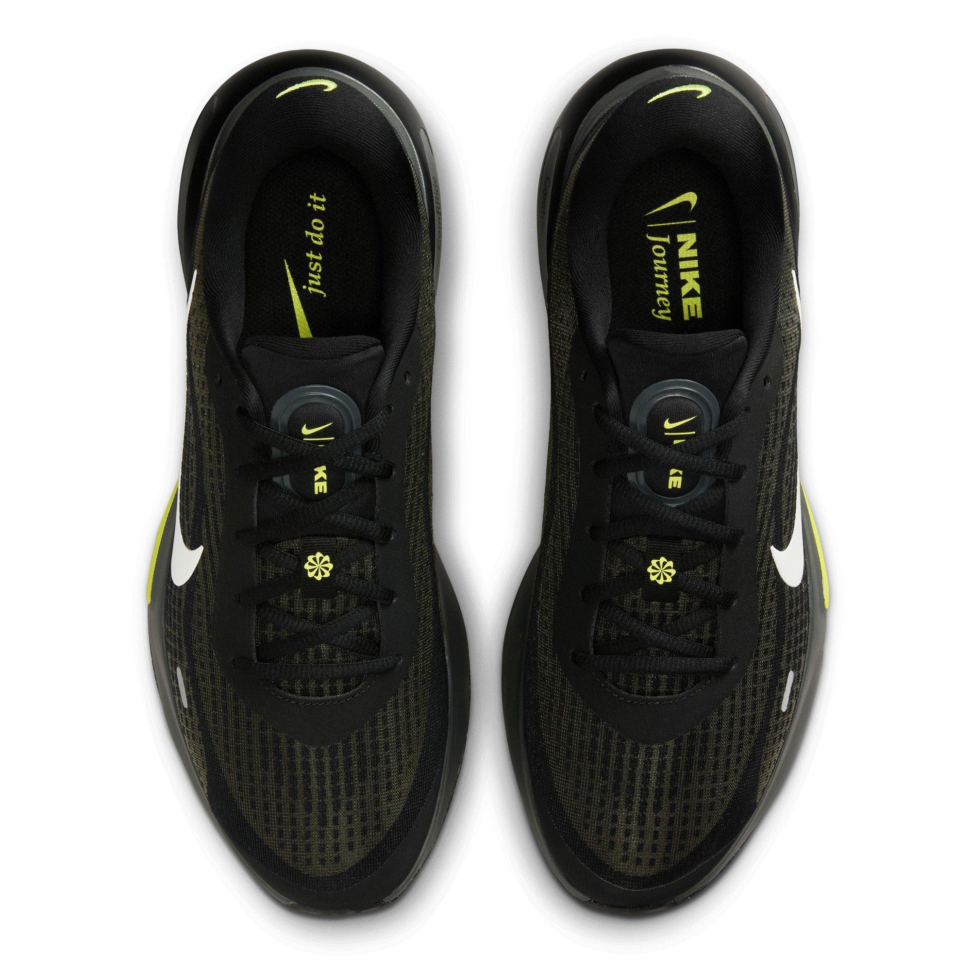 Blk/Wht-Anthra - Nike - Journey Run Mens Running Shoes - 4