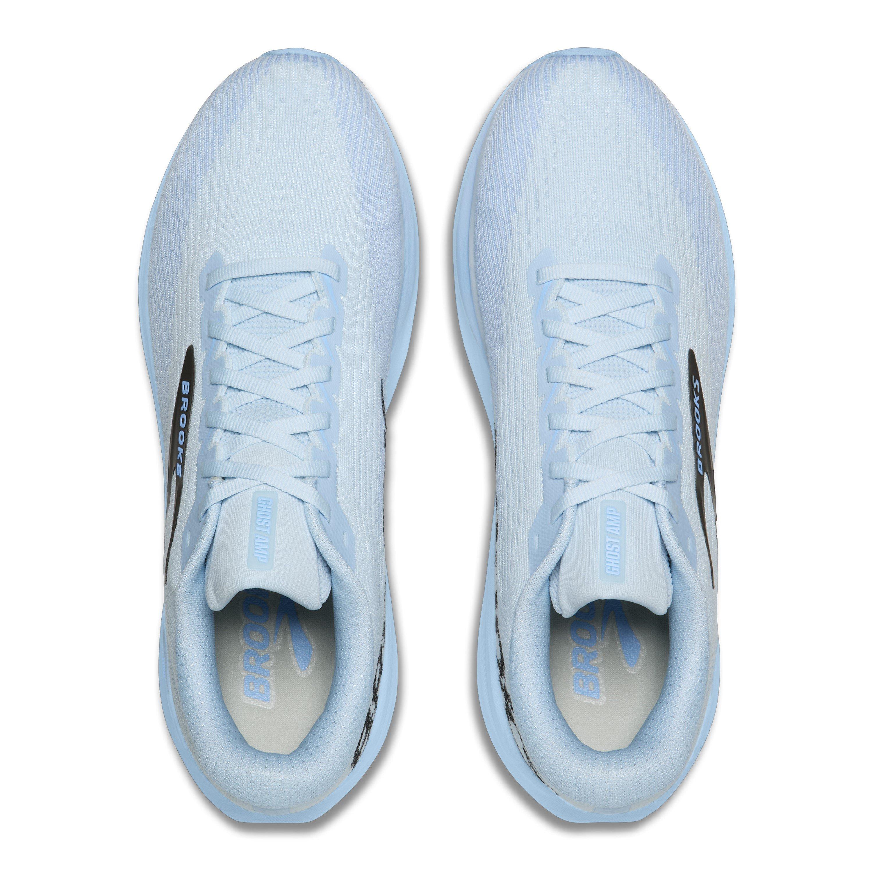 Blue/Black - Brooks - Mens Ghost Amp Road Running Shoes - 5