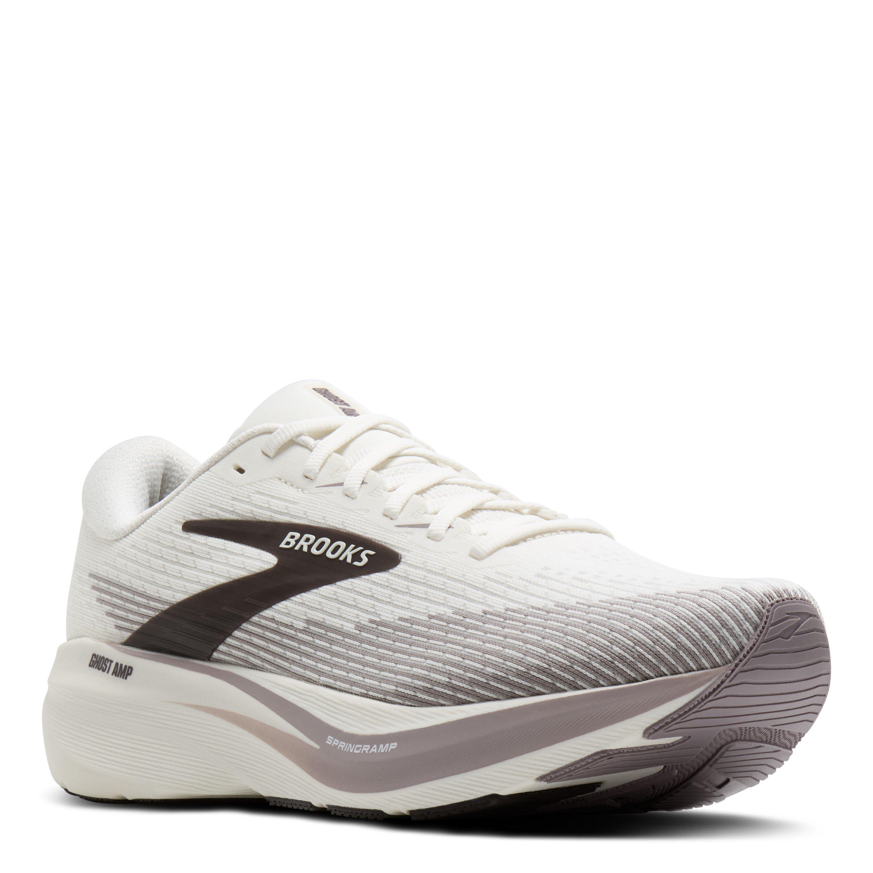 Coconut/Purple - Brooks - Mens Ghost Amp Road Running Shoes - 2