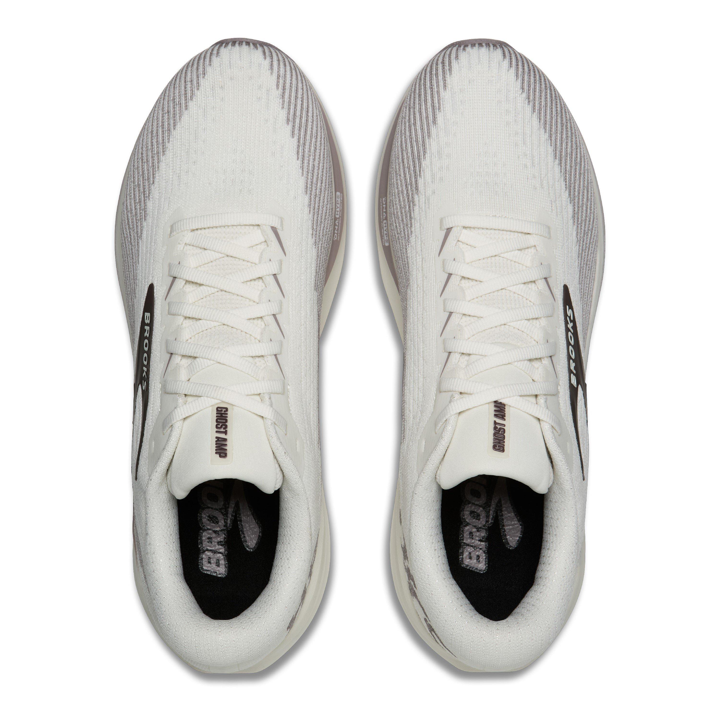 Coconut/Purple - Brooks - Mens Ghost Amp Road Running Shoes - 5