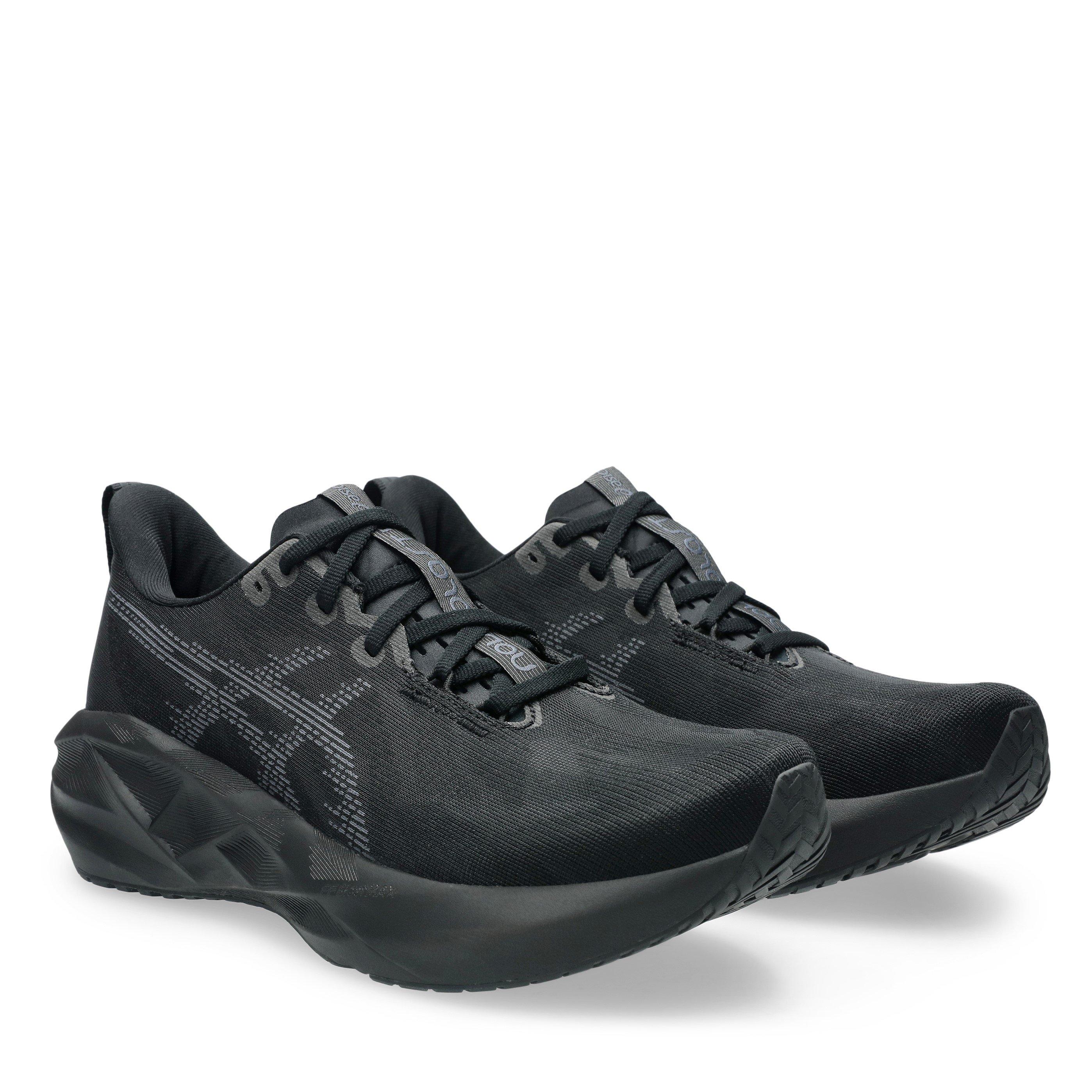 BLACK/GREY - Asics - Novablast 5 Mens Running Shoes - 4