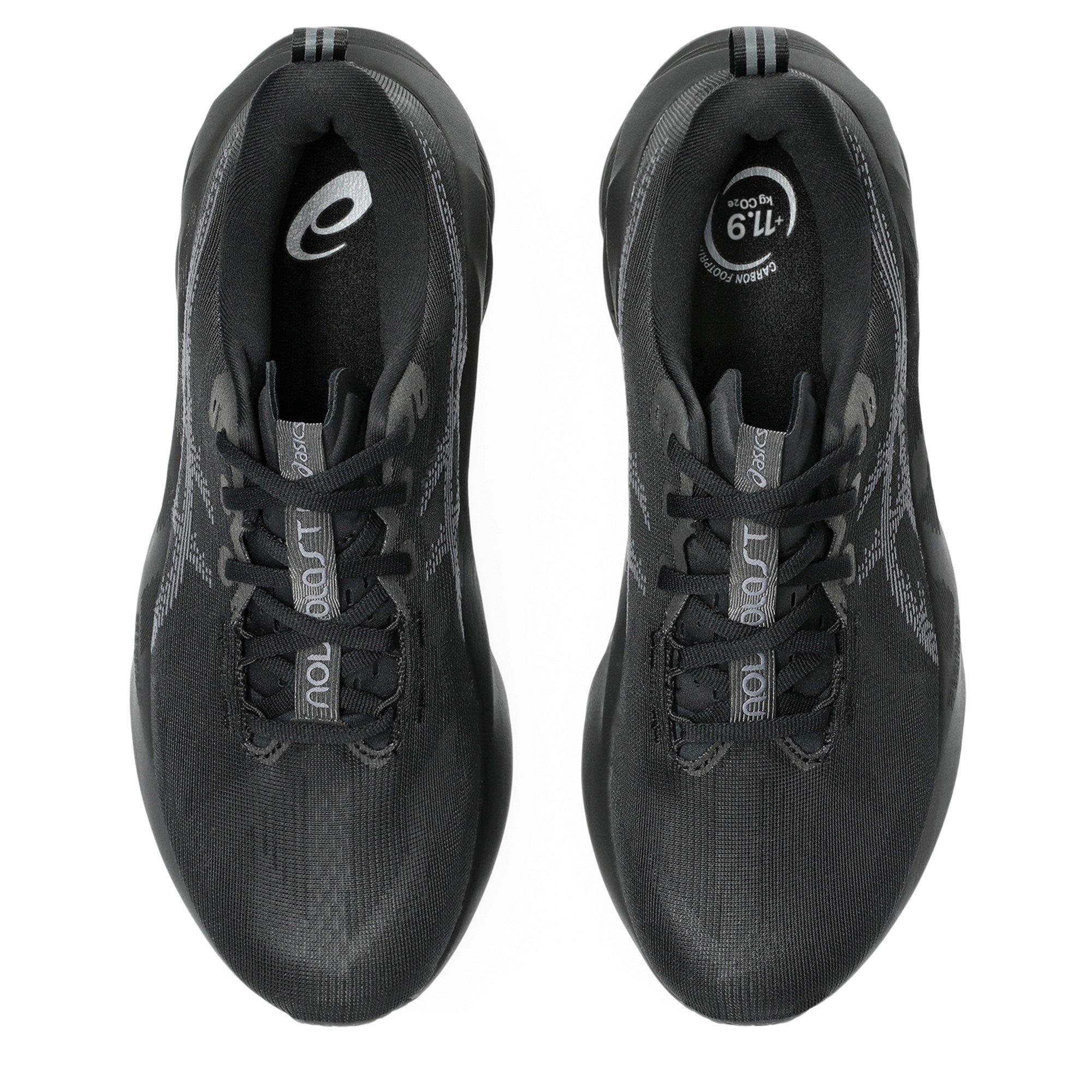 BLACK/GREY - Asics - Novablast 5 Mens Running Shoes - 6