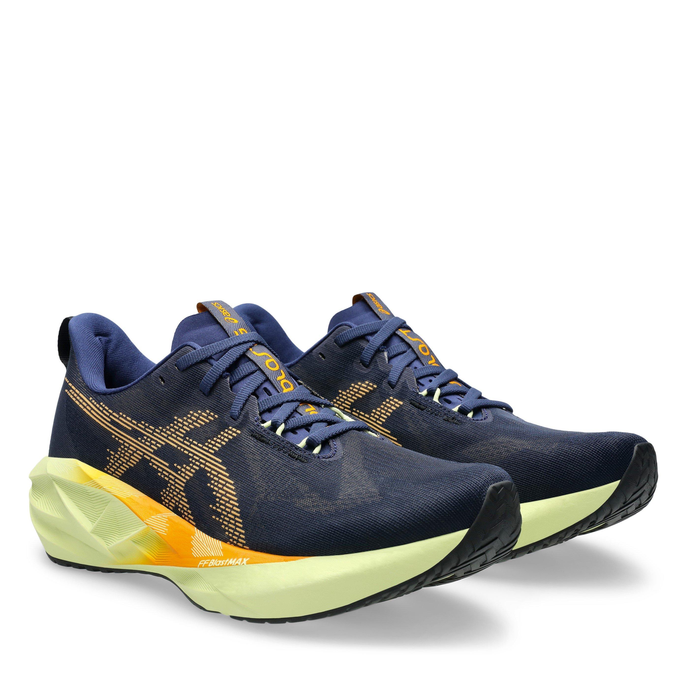 INDIGBLUE/AMBER - Asics - Novablast 5 Mens Running Shoes - 4