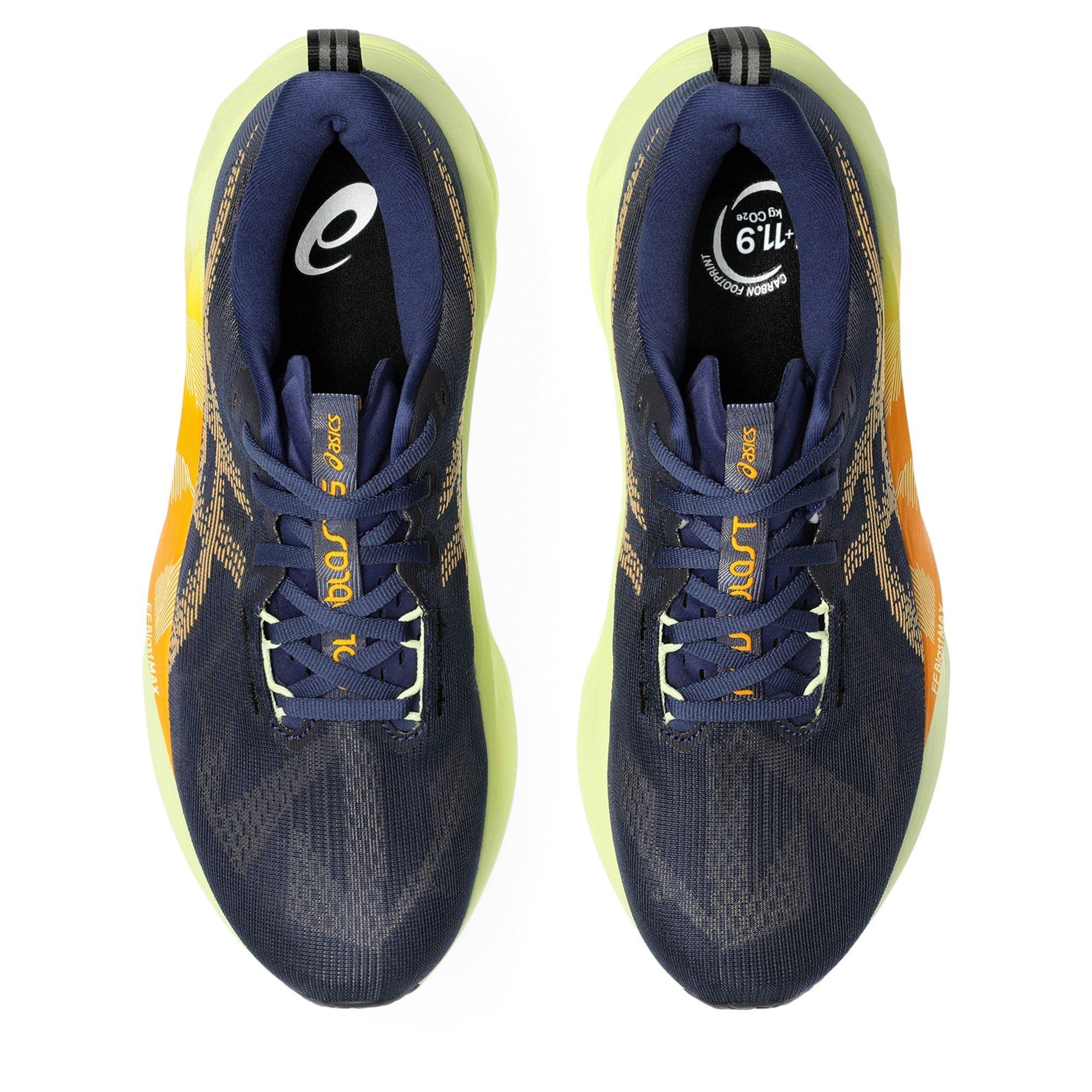 INDIGBLUE/AMBER - Asics - Novablast 5 Mens Running Shoes - 6