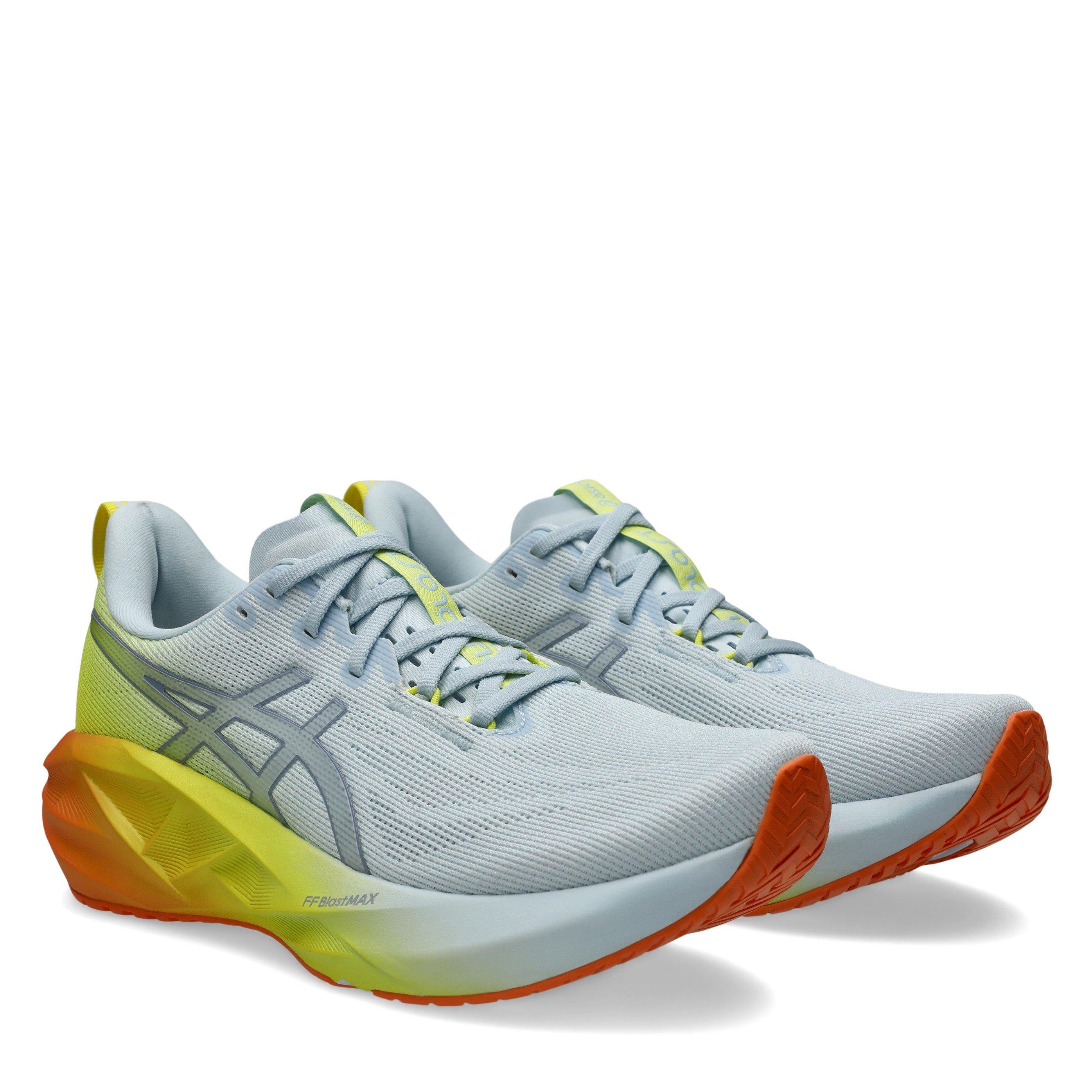 SKY/LEMON SPARK - Asics - Novablast 5 Mens Running Shoes - 4