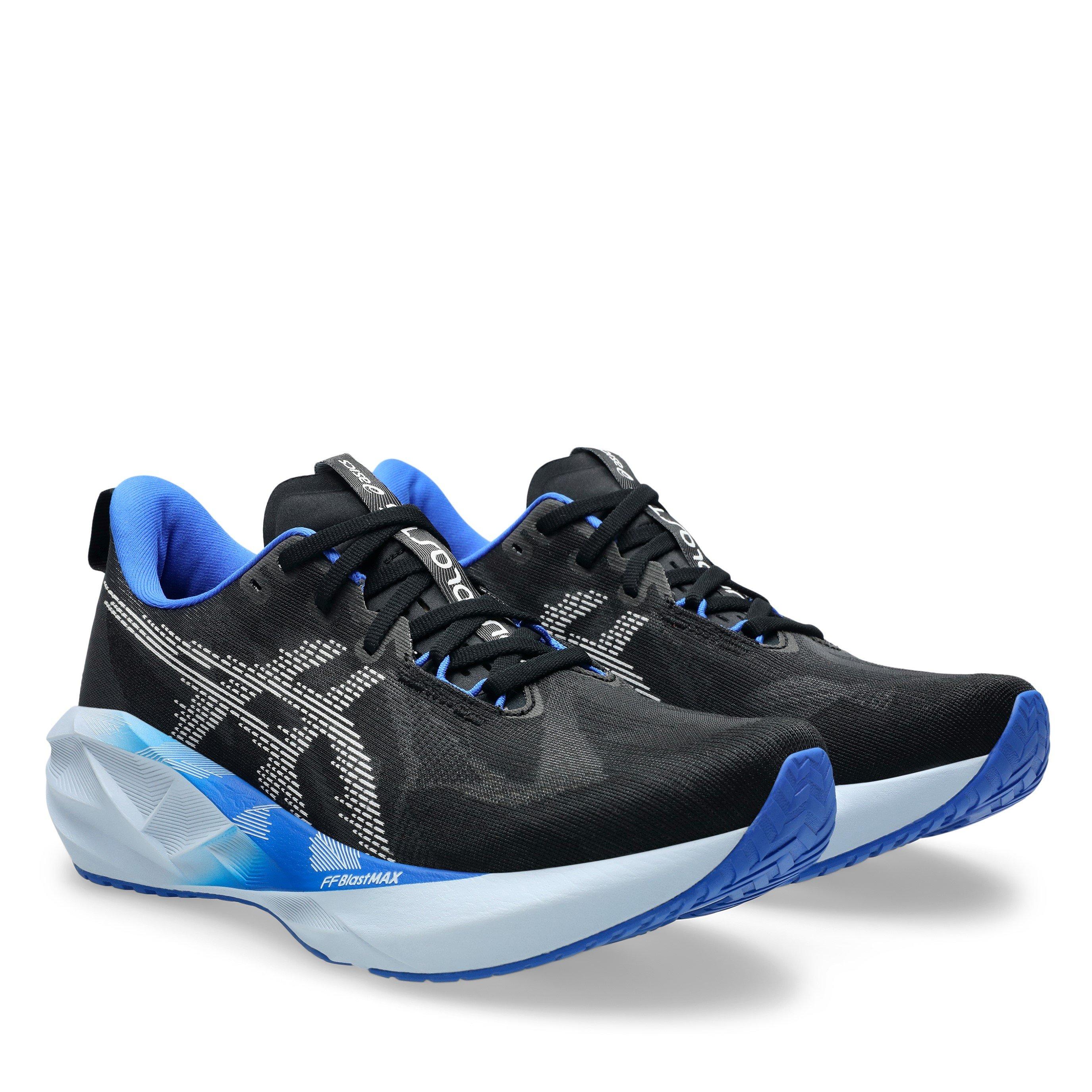 BLACK/WHITE - Asics - Novablast 5 Mens Running Shoes - 4