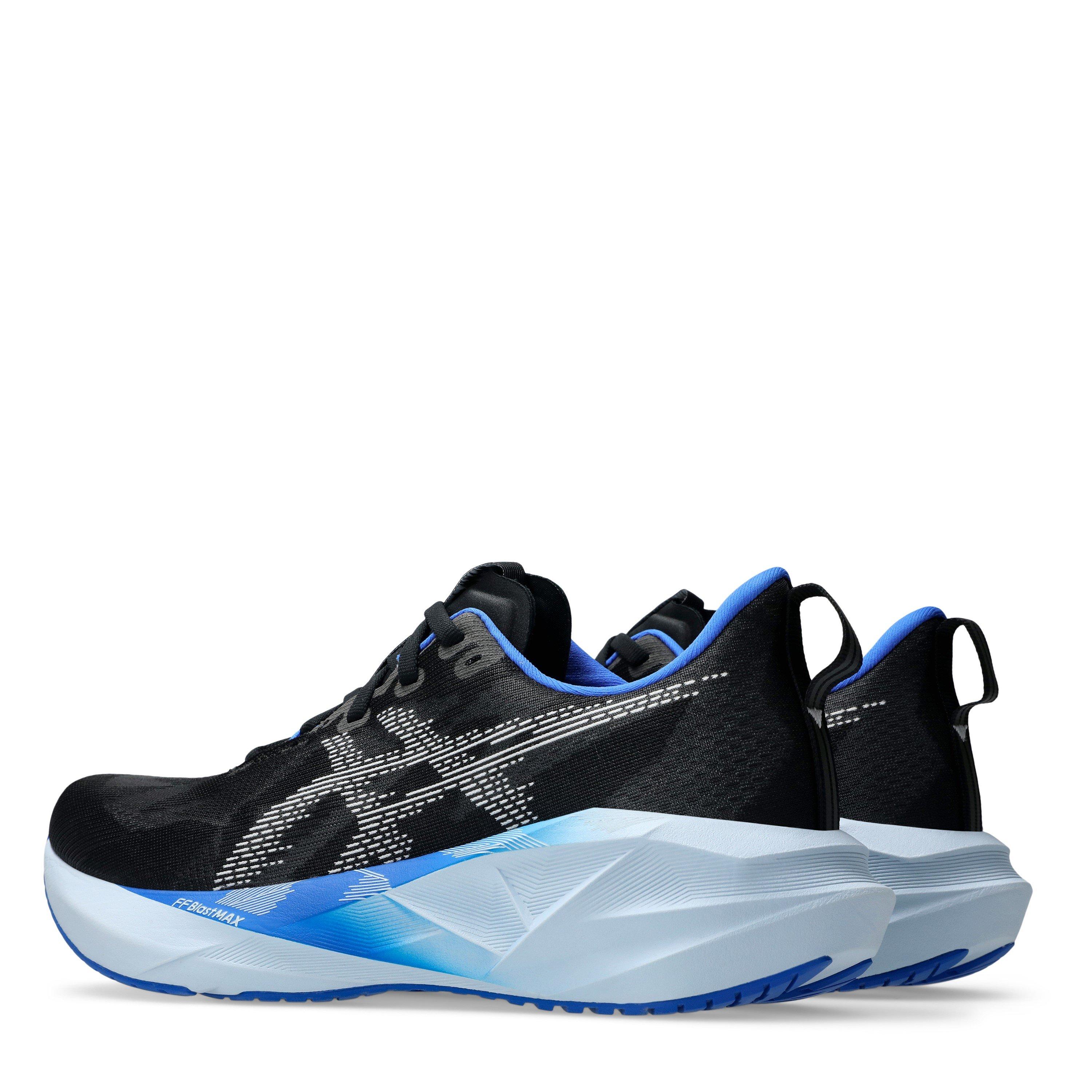 BLACK/WHITE - Asics - Novablast 5 Mens Running Shoes - 5