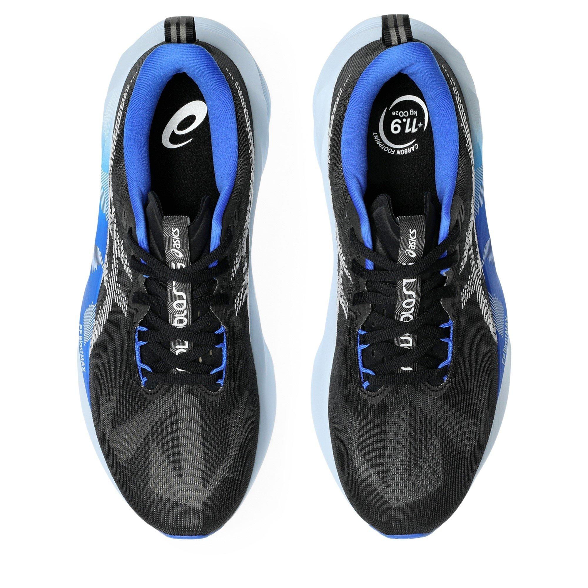 BLACK/WHITE - Asics - Novablast 5 Mens Running Shoes - 6