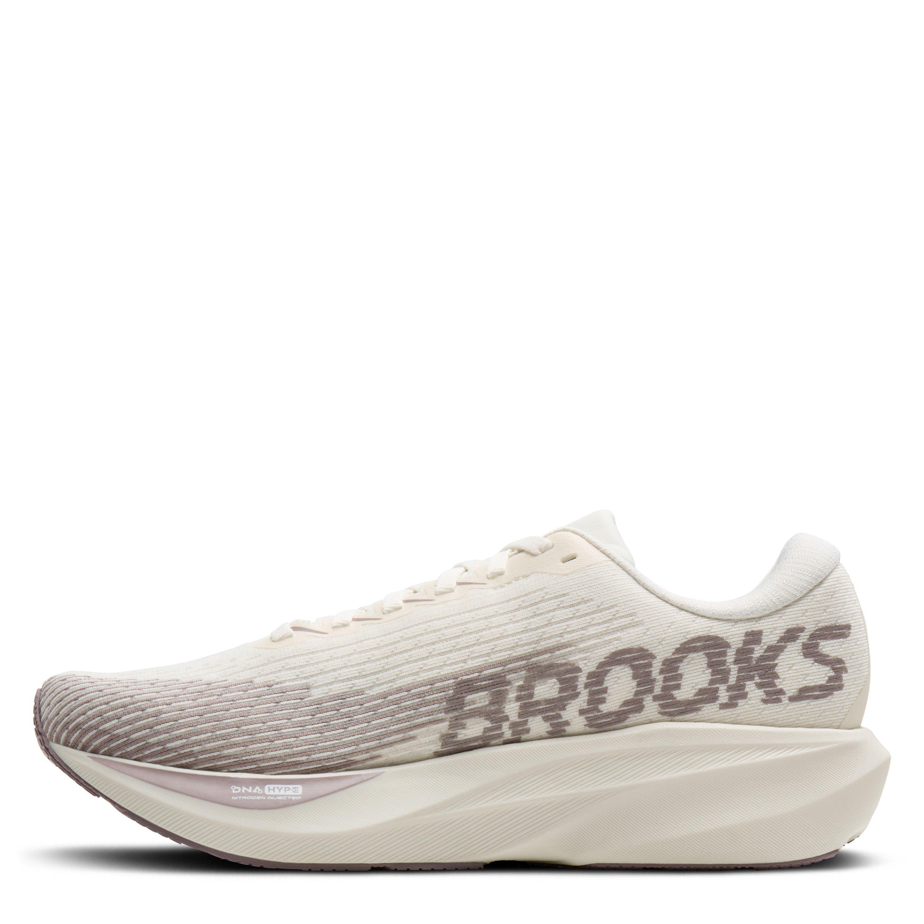 Wolf/Pink - Brooks - Womens Ghost Amp Road Running Shoes - 4