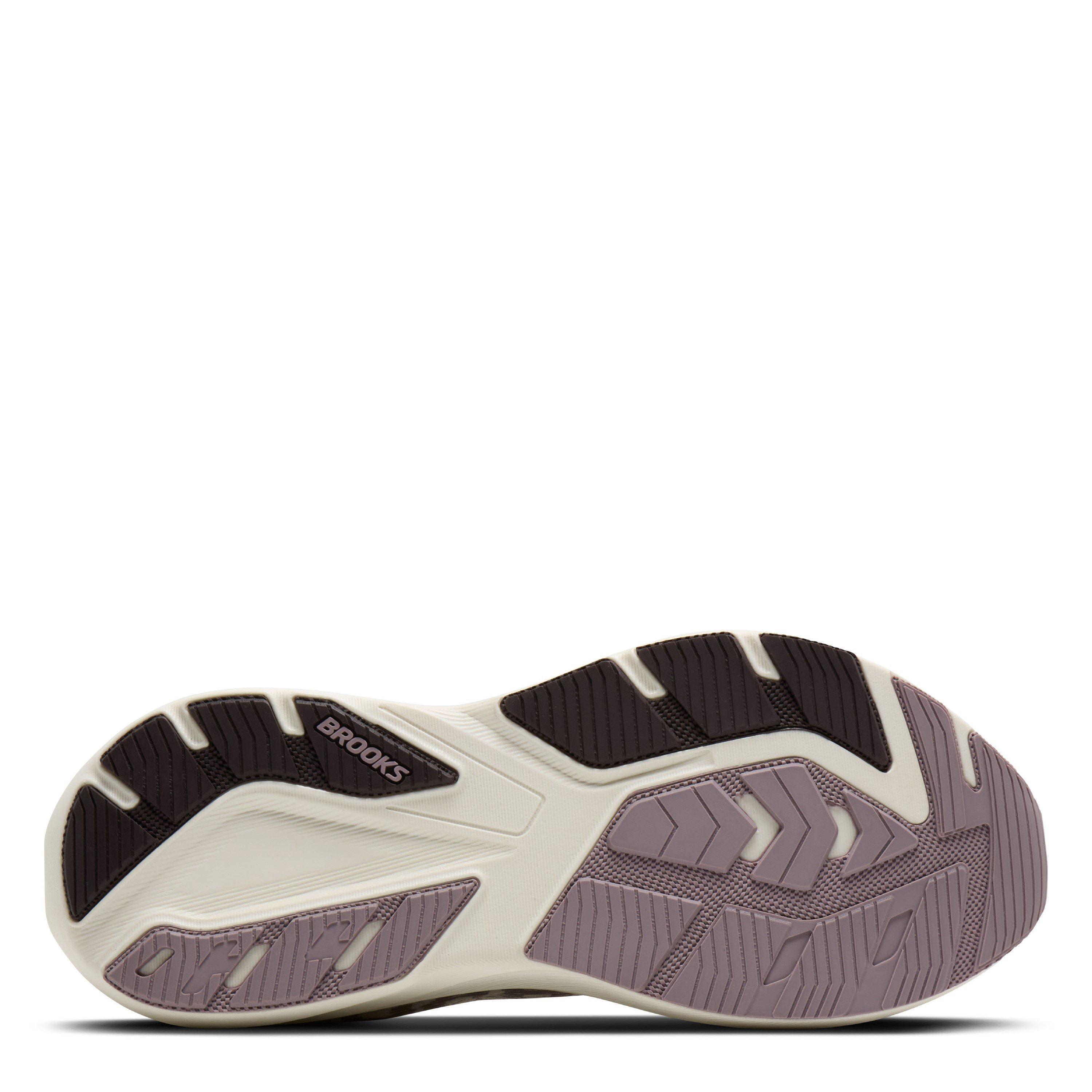 Wolf/Pink - Brooks - Womens Ghost Amp Road Running Shoes - 6