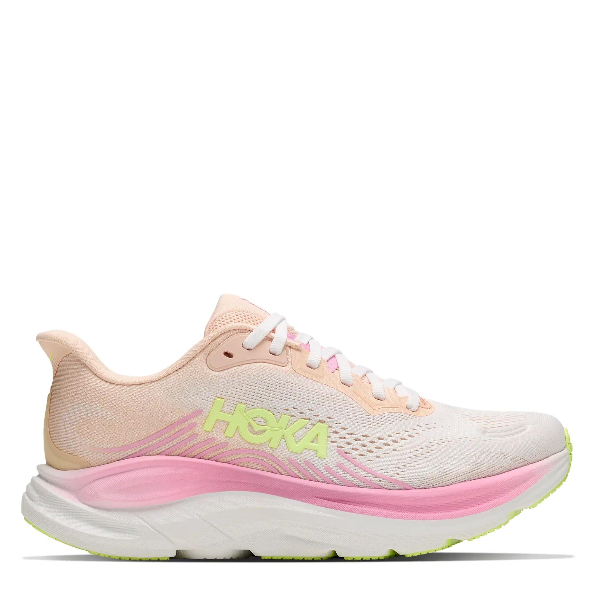 Orange / White - Hoka - Clifton 11 Womens Running Shoes - 1