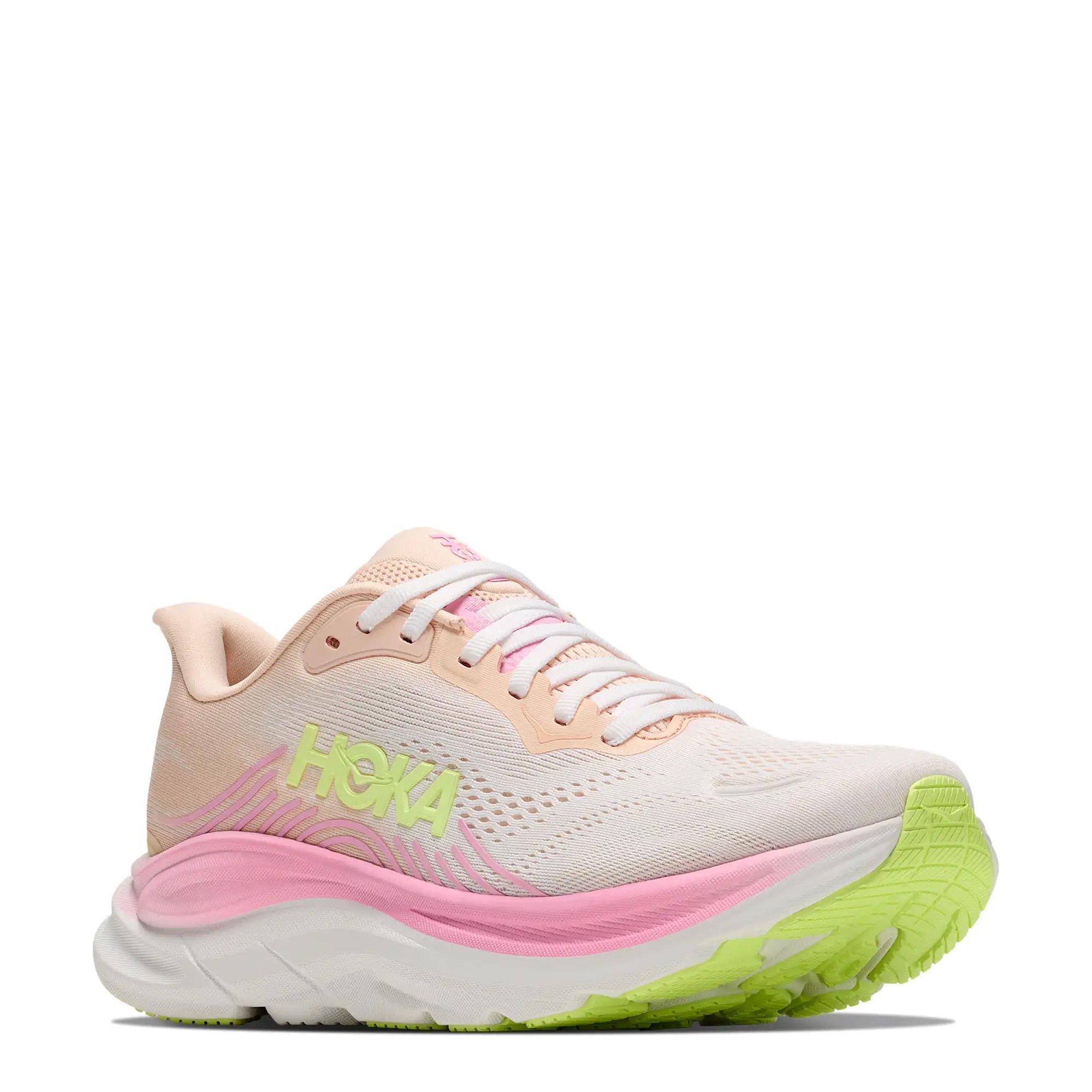 Orange / White - Hoka - Clifton 11 Womens Running Shoes - 3