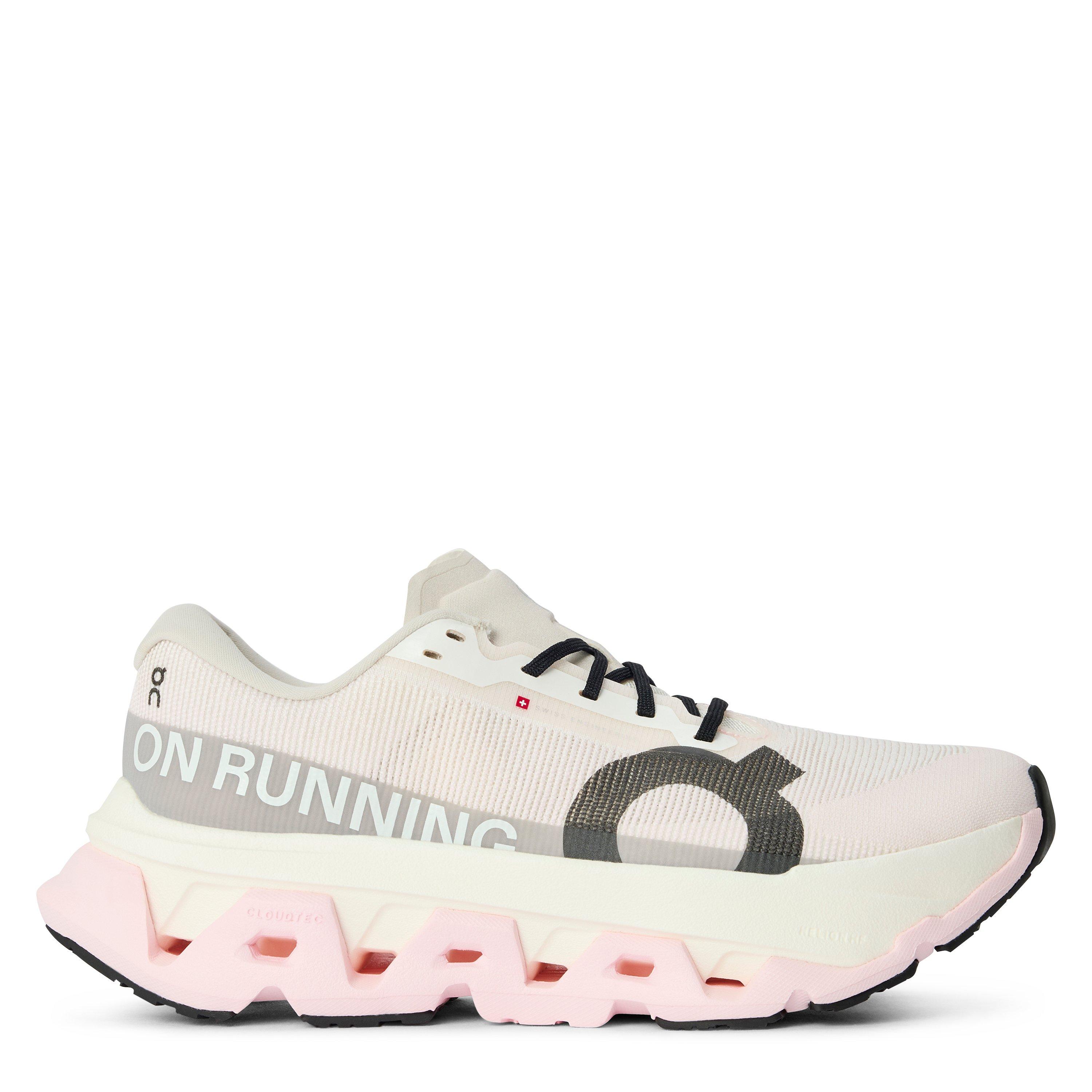 On Women's Cloudmonster 3 Hyper Road Running Shoes - Ivory/Peony - 7 (40)