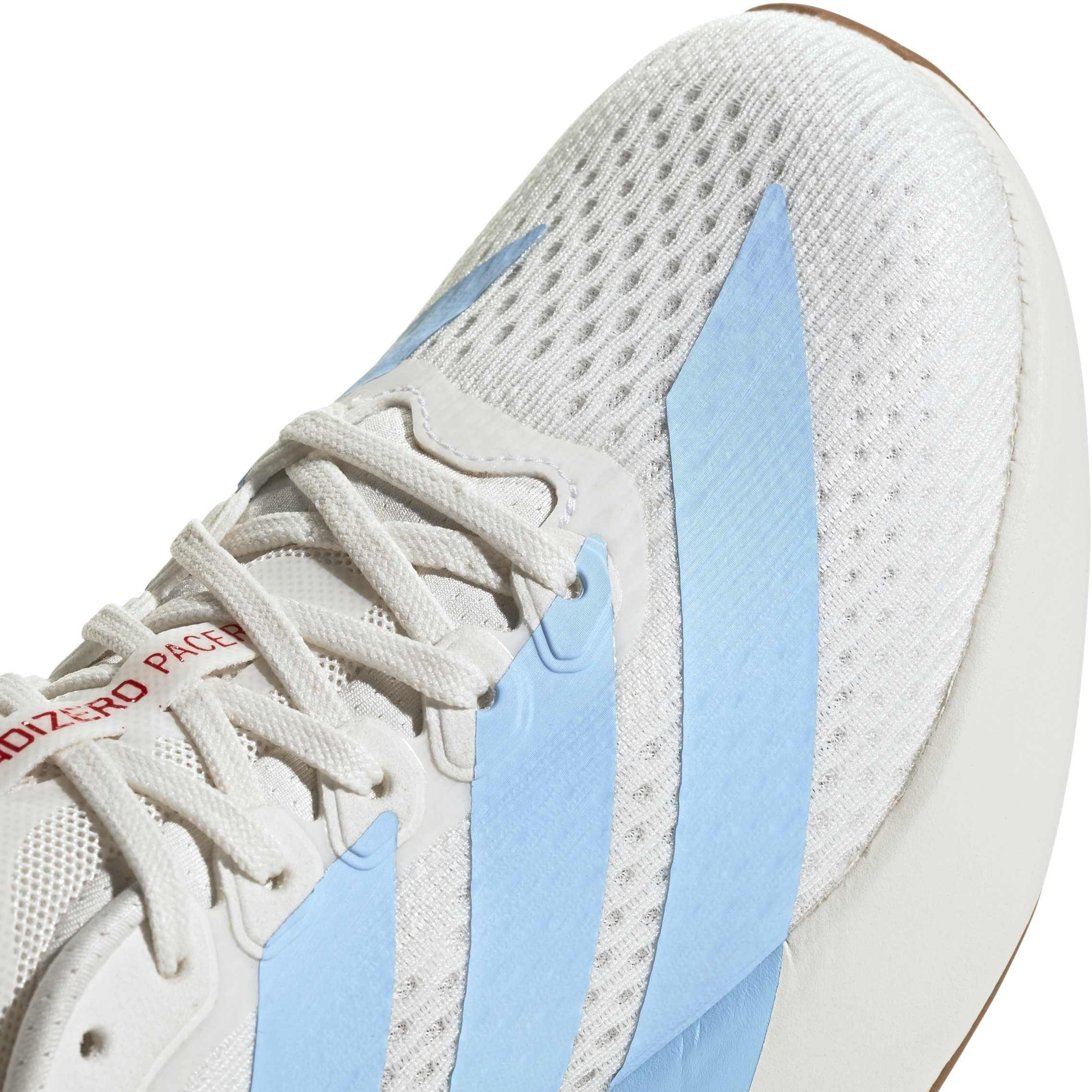 White/Sky/Ruby - adidas - Adizero Pacer Womens Running Shoes - 7