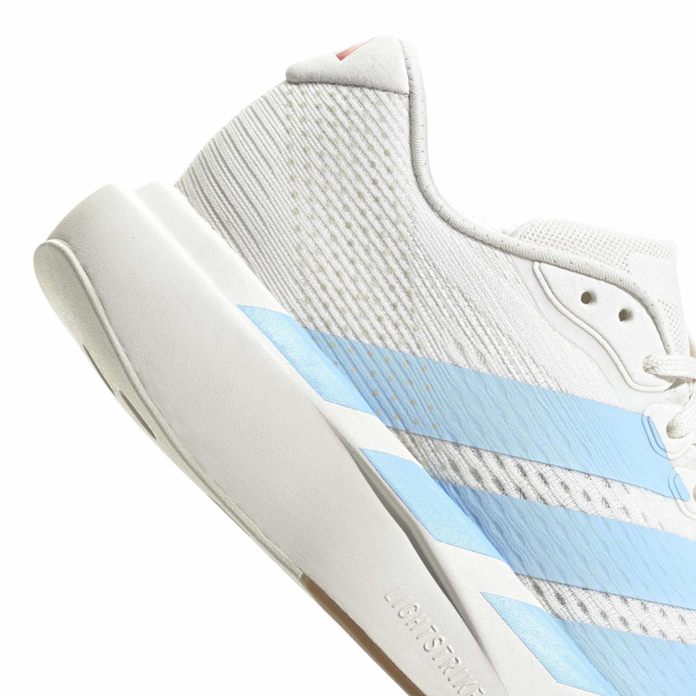 White/Sky/Ruby - adidas - Adizero Pacer Womens Running Shoes - 8