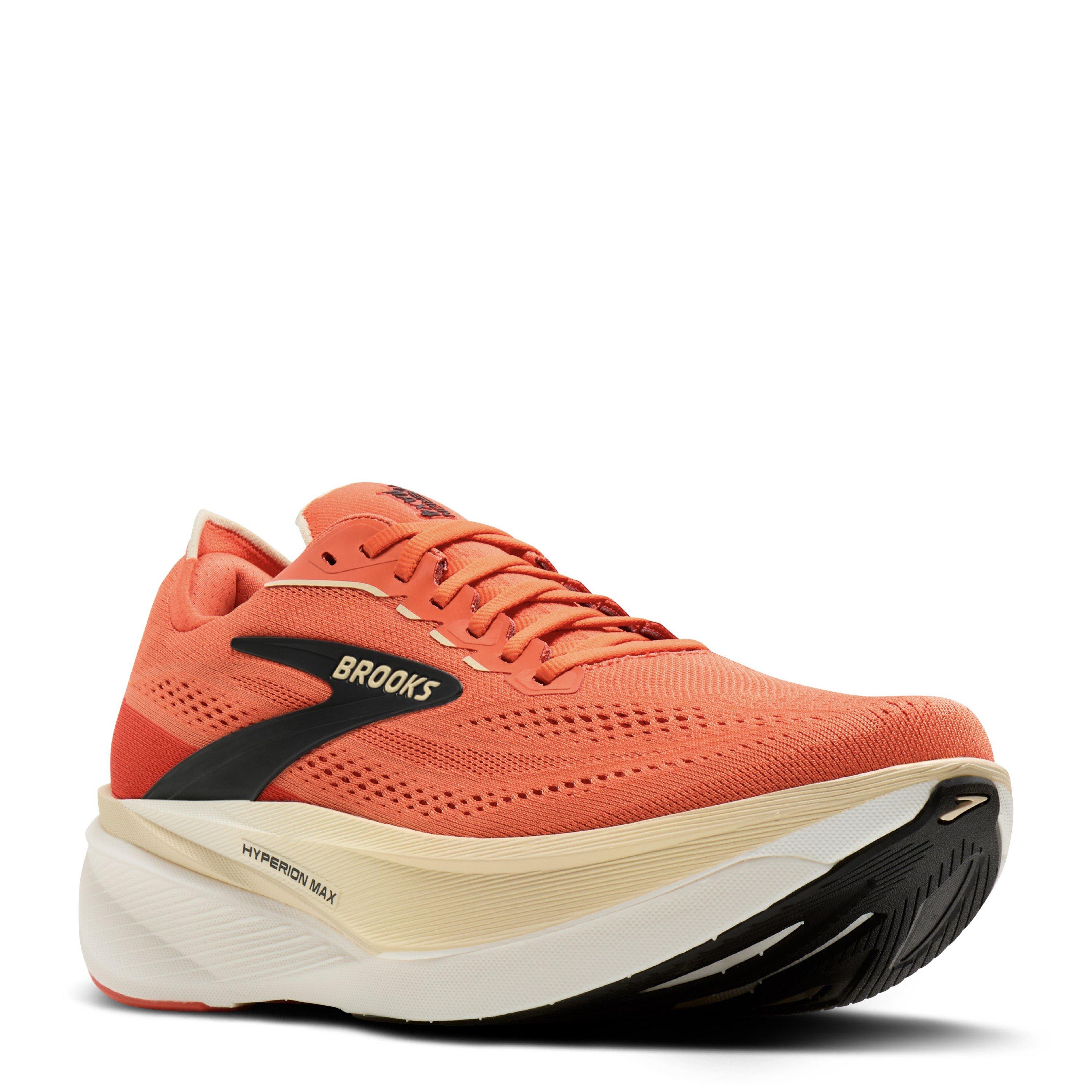 Tigerlily/Ash - Brooks - Mens Hyperion Max 4 Road Running Shoes - 2