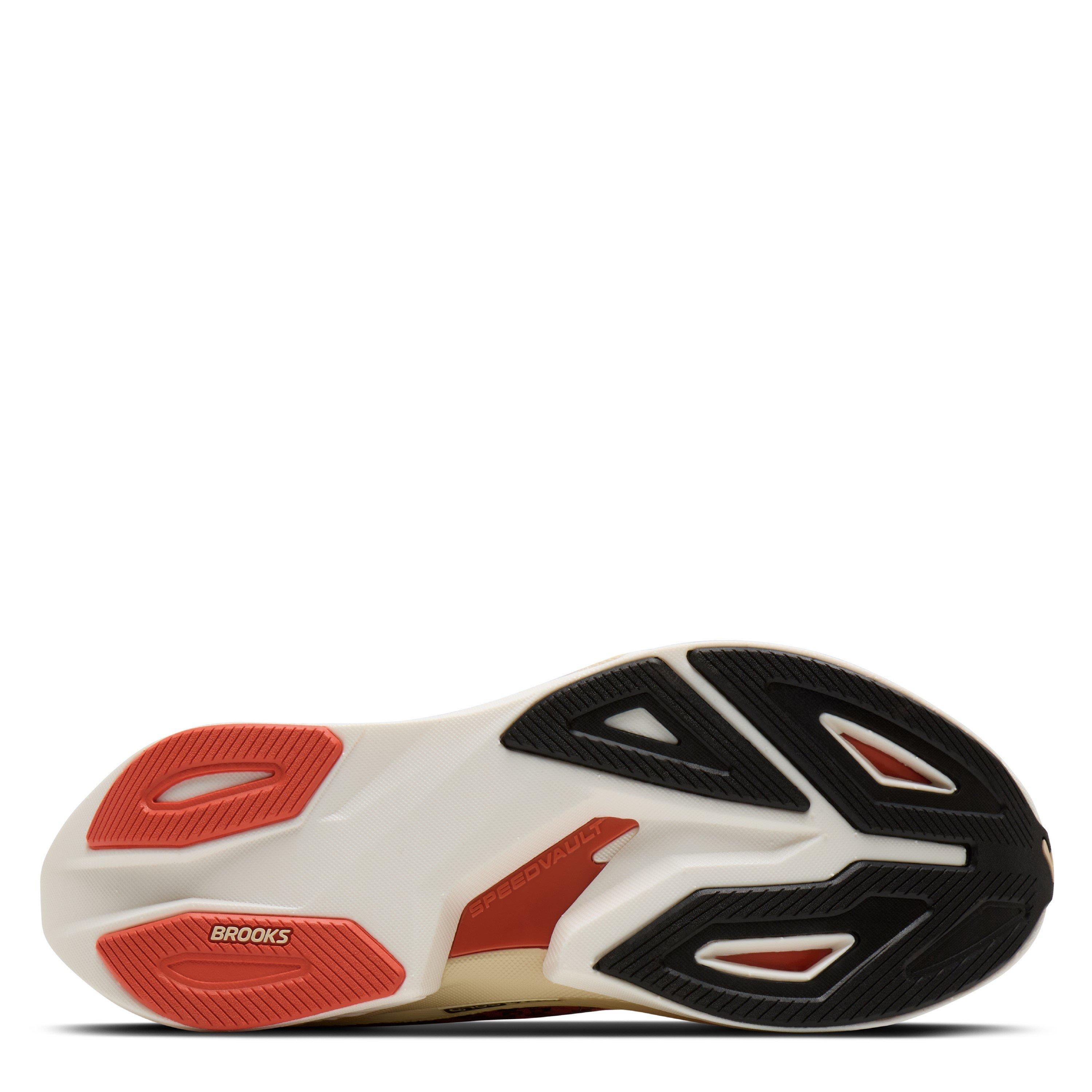 Tigerlily/Ash - Brooks - Mens Hyperion Max 4 Road Running Shoes - 6