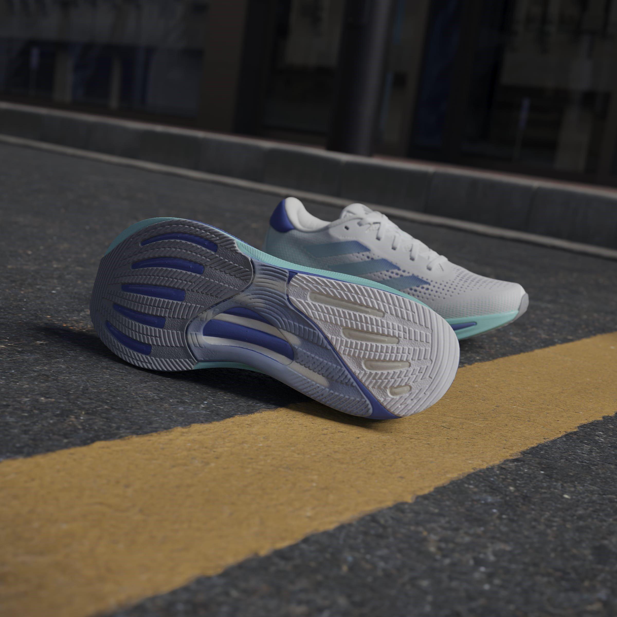 Wht/Blue/Aqua - adidas - Supernova Rise Mens Running Shoes - 15