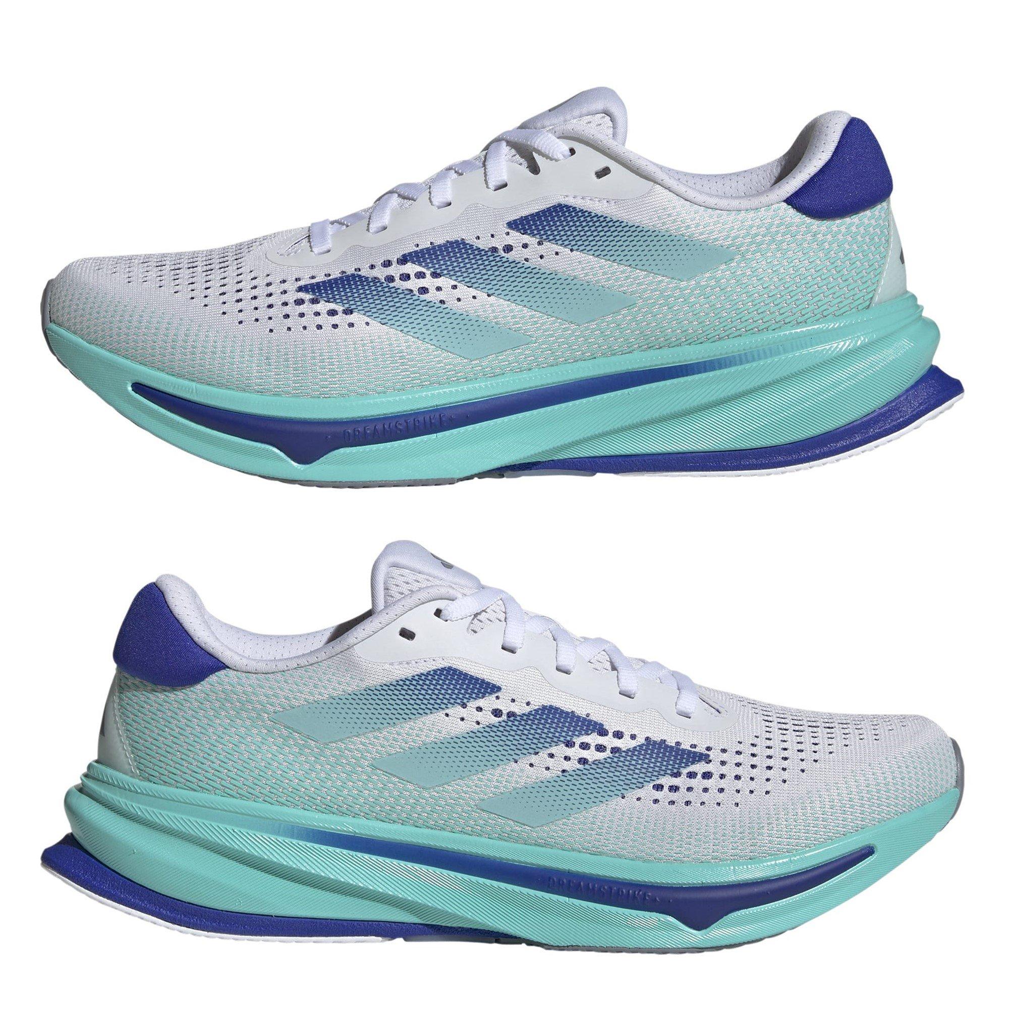 Wht/Blue/Aqua - adidas - Supernova Rise Mens Running Shoes - 9