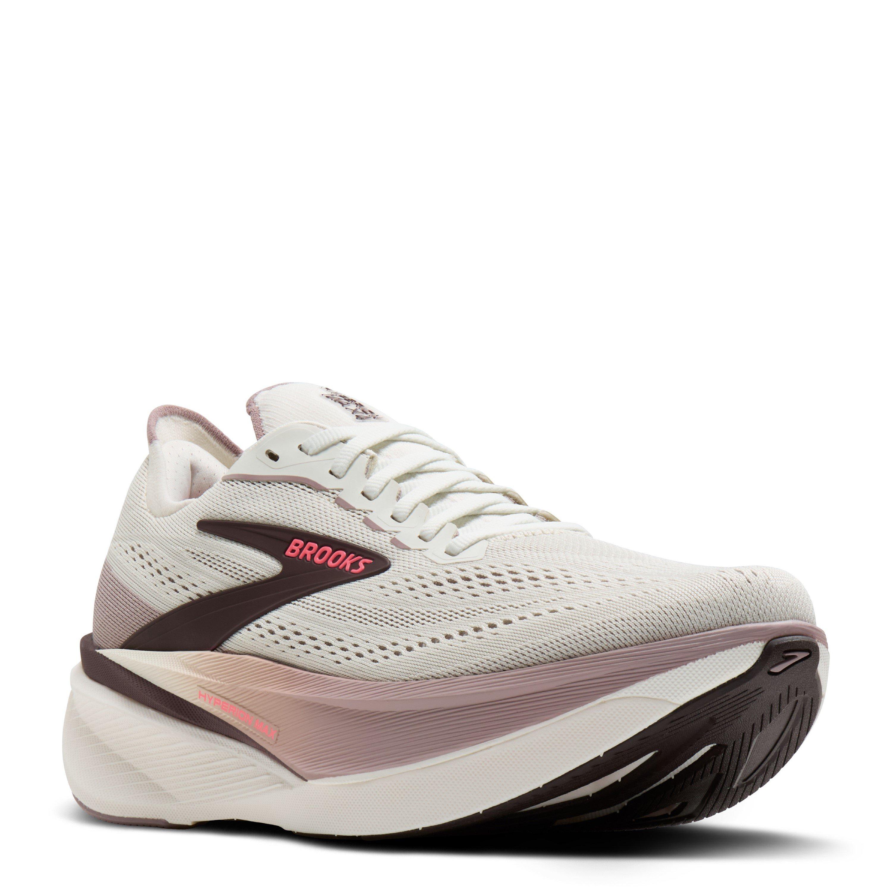 Coconut/Pink - Brooks - Womens Hyperion Max4 Road Running Shoes - 2