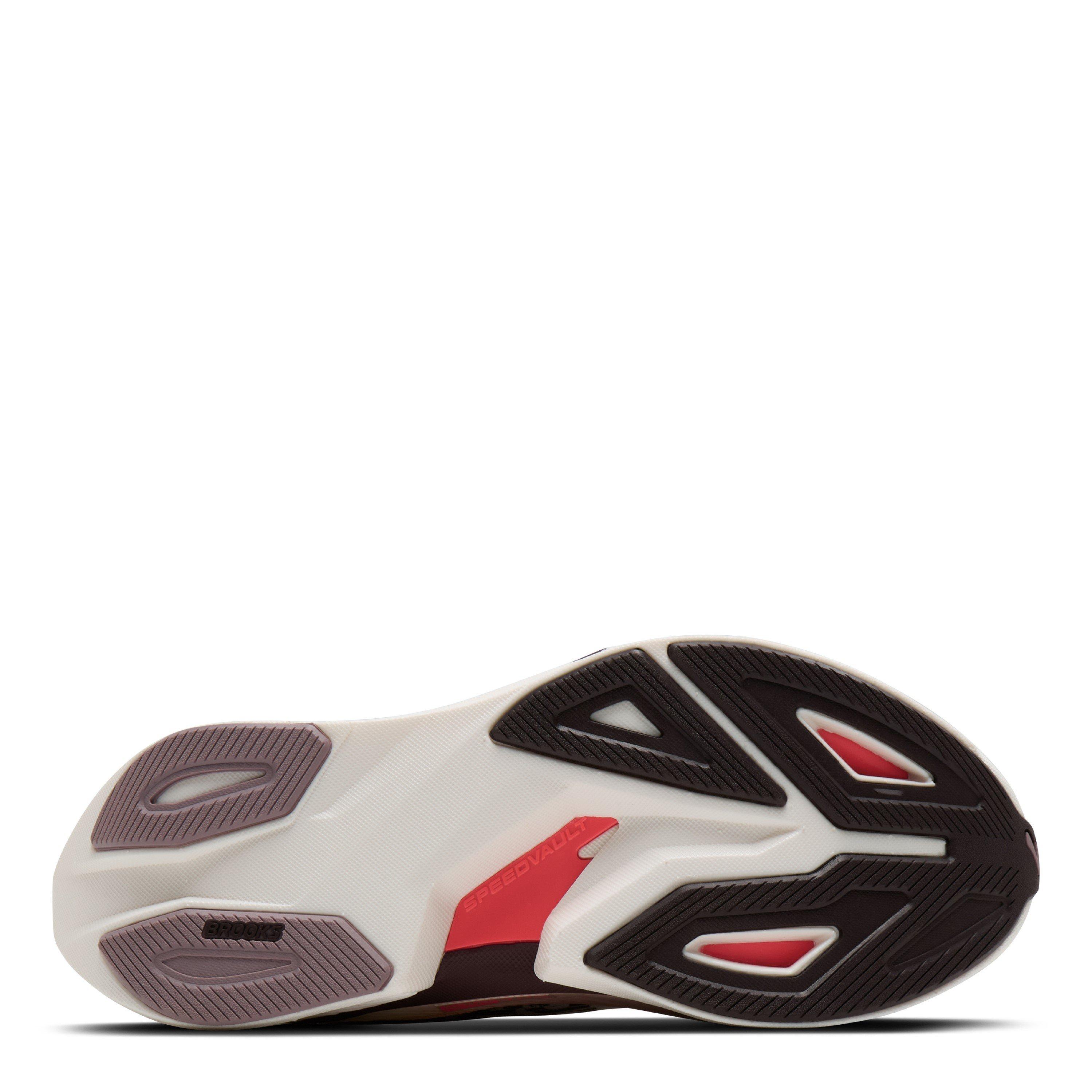 Coconut/Pink - Brooks - Womens Hyperion Max4 Road Running Shoes - 6
