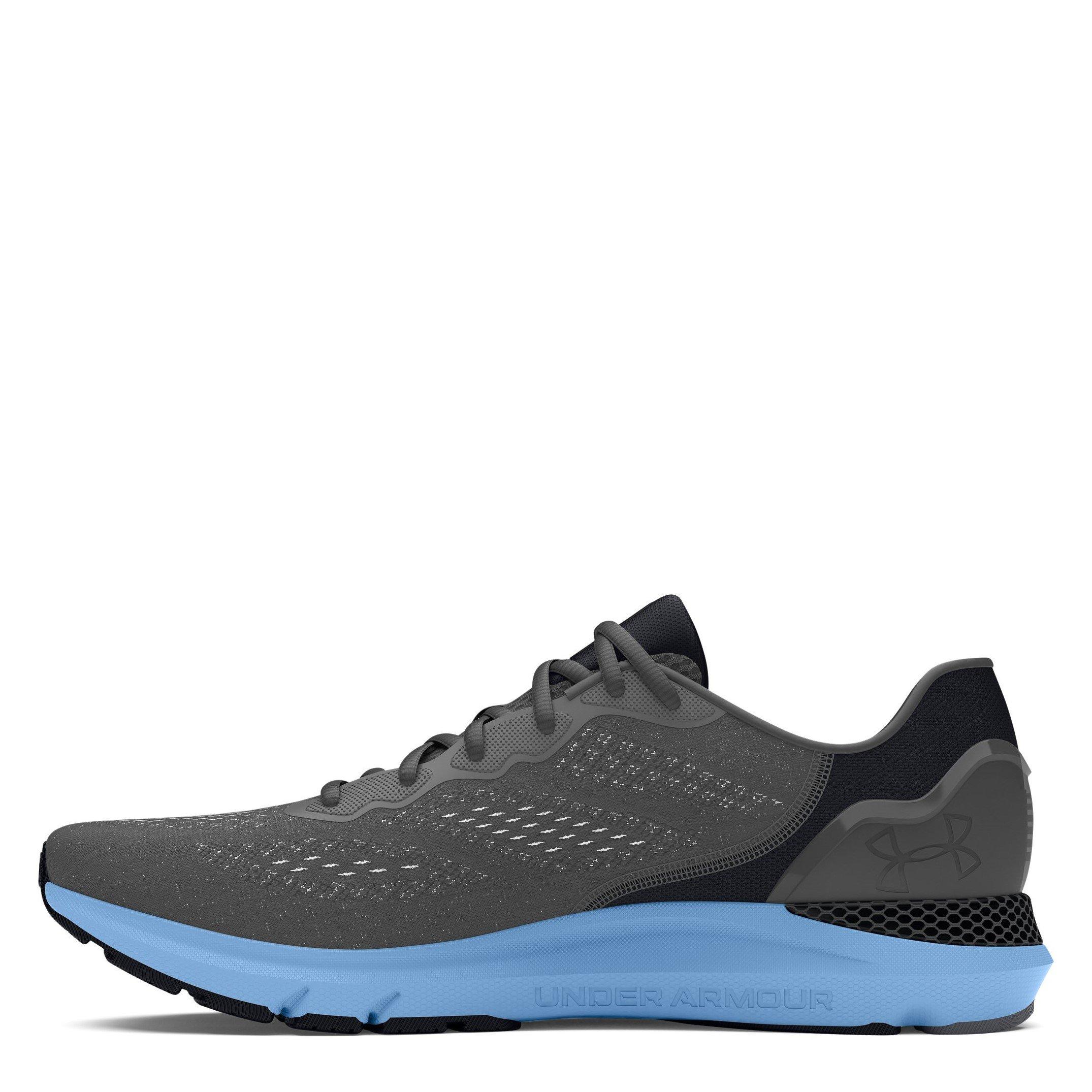 Castlerock/Blk - Under Armour - Under HOVR Sonic 6 Mens Running Shoes - 2