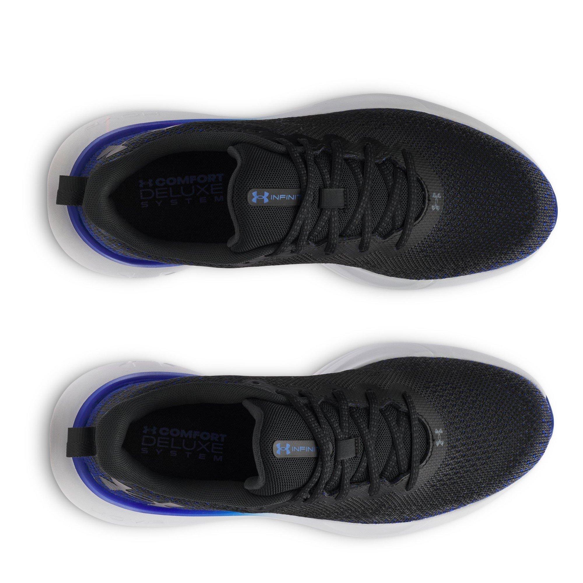 Black/Royal/Blk - Under Armour - Infinite Mens Running Shoes - 4