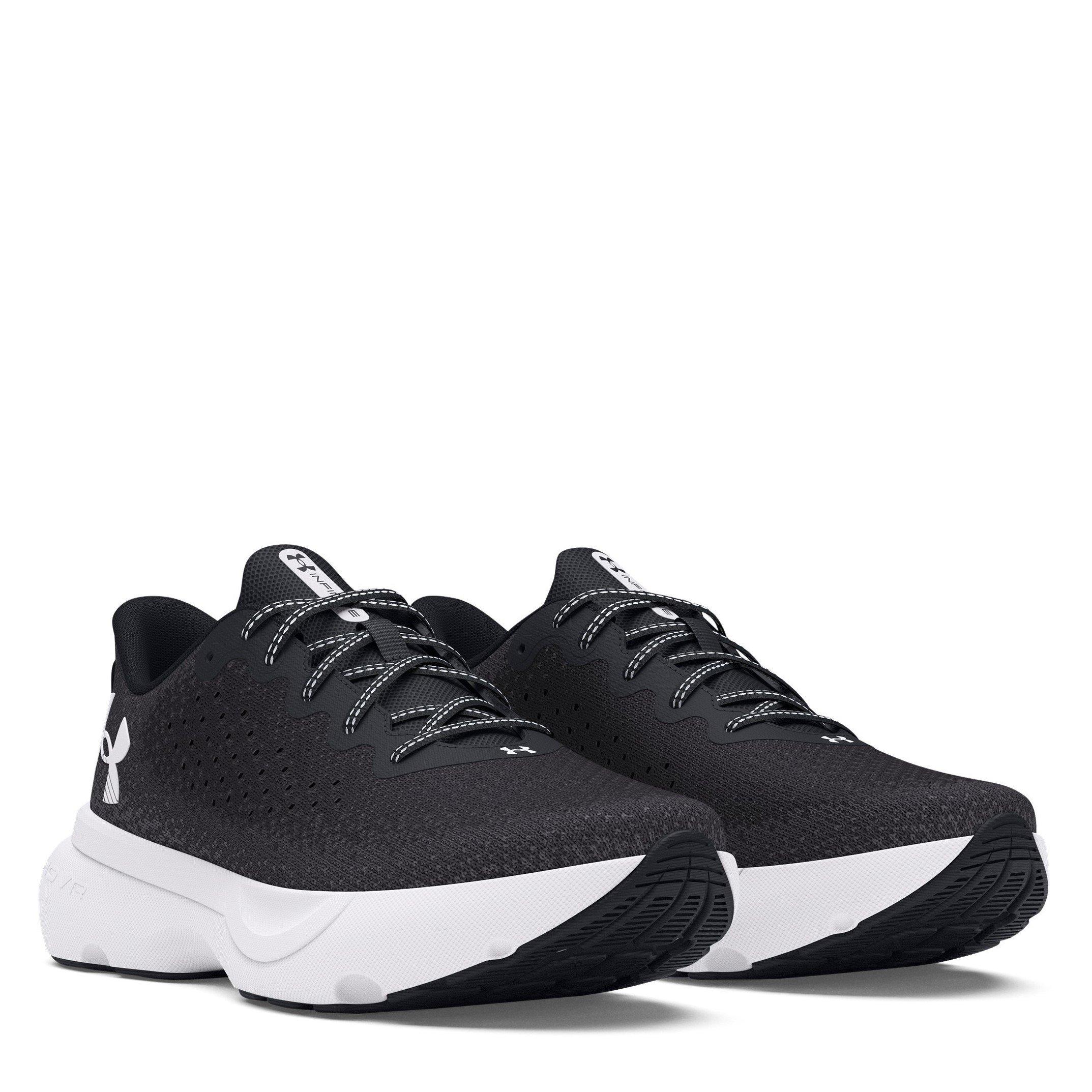 Black/Blk/White - Under Armour - Infinite Mens Running Shoes - 5